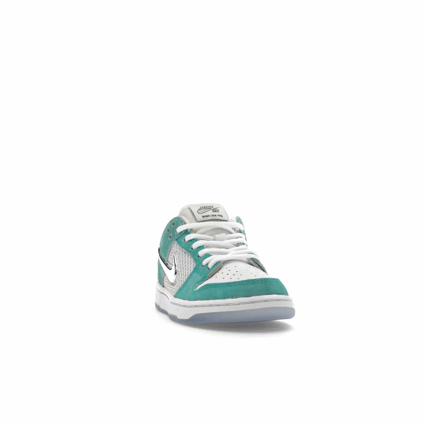 Nike SB Dunk Low April Skateboards (PS) - Image 8 - Only at www.BallersClubKickz.com - Introducing the Nike SB Dunk Low April Skateboards (PS)! Turbo Green upper and midsole with Metallic Silver accents for a stylish look. Don't miss your chance to grab a pair on its release date of November 27th, 2023.
