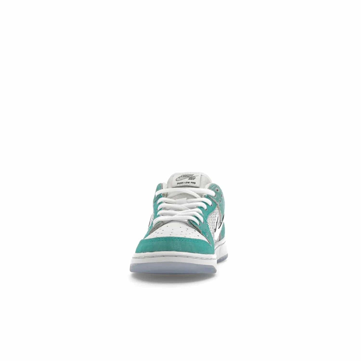 Nike SB Dunk Low April Skateboards (PS) - Image 11 - Only at www.BallersClubKickz.com - Introducing the Nike SB Dunk Low April Skateboards (PS)! Turbo Green upper and midsole with Metallic Silver accents for a stylish look. Don't miss your chance to grab a pair on its release date of November 27th, 2023.