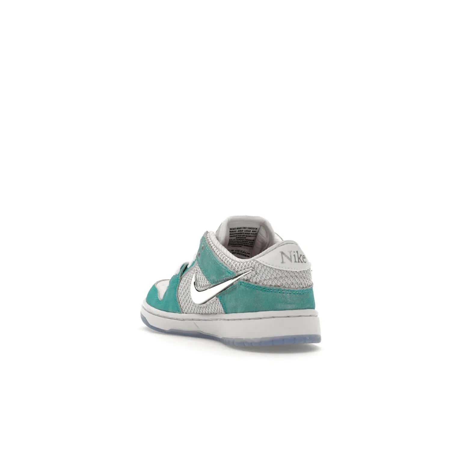 Nike SB Dunk Low April Skateboards (PS) - Image 25 - Only at www.BallersClubKickz.com - Introducing the Nike SB Dunk Low April Skateboards (PS)! Turbo Green upper and midsole with Metallic Silver accents for a stylish look. Don't miss your chance to grab a pair on its release date of November 27th, 2023.