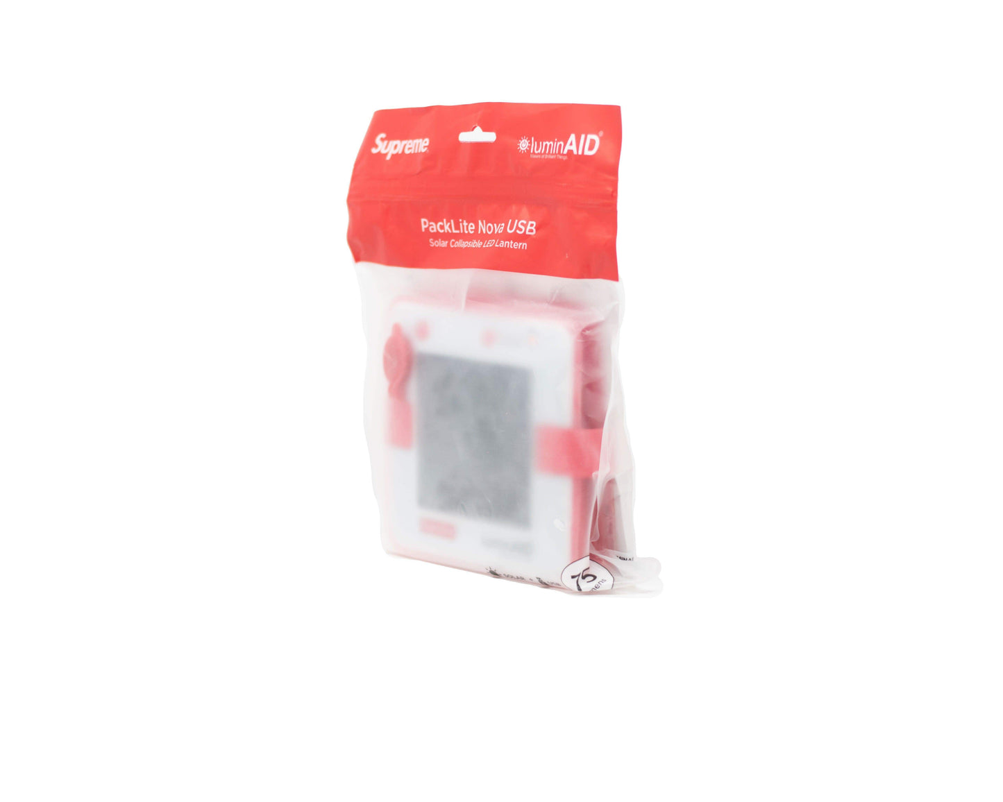 Supreme LuminAID Packlite Nova USB Red - Image 15 - Only at www.BallersClubKickz.com - This Supreme LuminAID Packlite Nova 'USB Red' was featured in SS18.