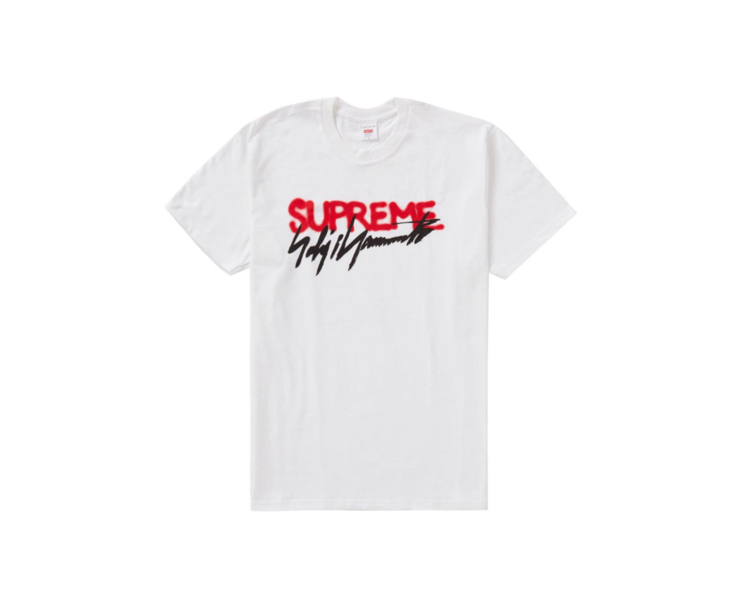 Supreme Yohji Yamamoto Logo Tee White - Only at www.BallersClubKickz.com - This Supreme Tee features a Supreme logo and Yohji Yamamoto logo. This Supreme Yohji Yamamoto Logo Tee was available September of 2020.
