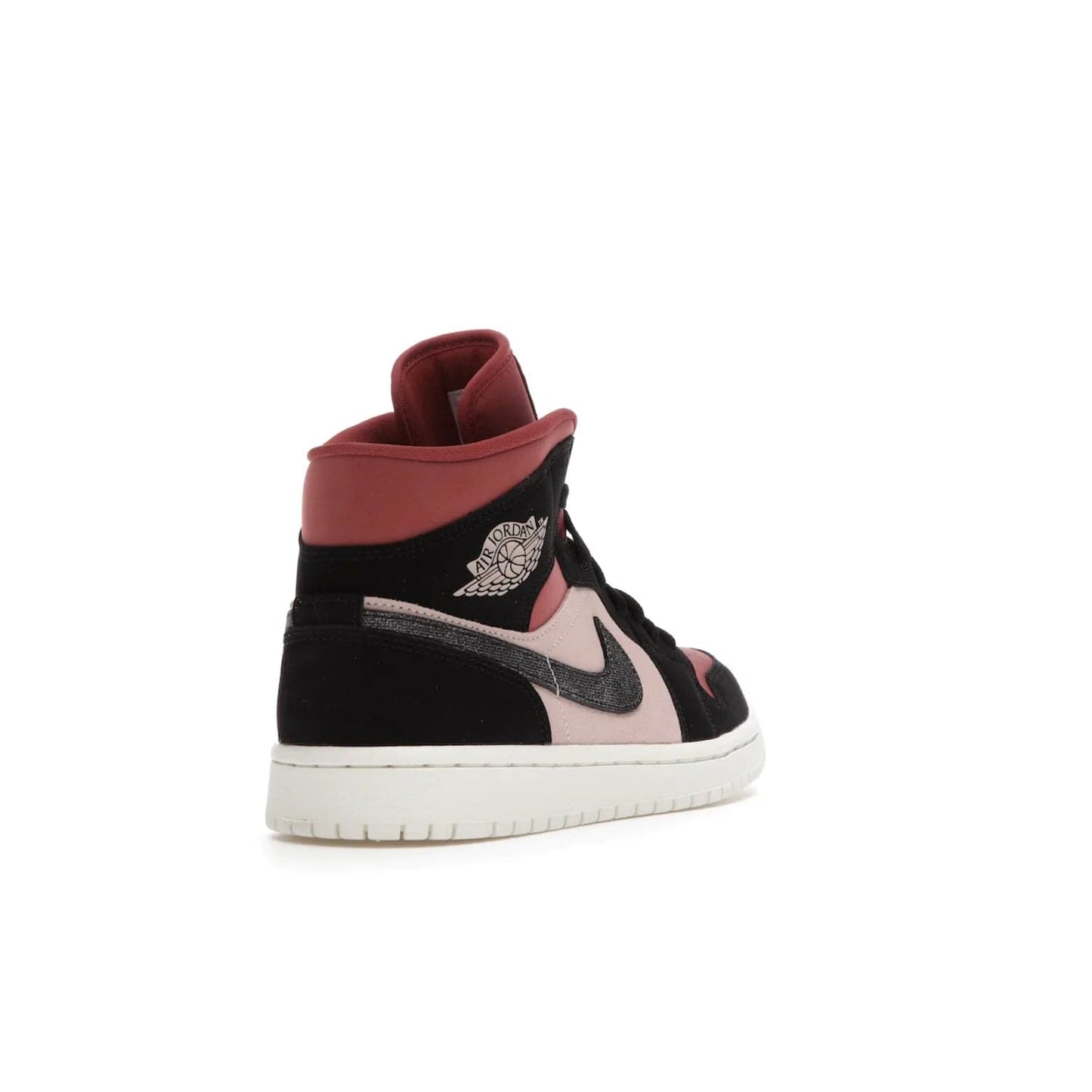 Jordan 1 Mid Canyon Rust (Women's) - Image 31 - Only at www.BallersClubKickz.com - The Air Jordan 1 Mid Canyon Rust for Women (W) is a stylish mid-top sneaker with distressed Nike swooshes and a white rubber cupsole. Featuring a blend of particle beige, canyon rust, sail and black, this versatile design will provide you with amazing comfort and style. Out now, 1st March 2021!