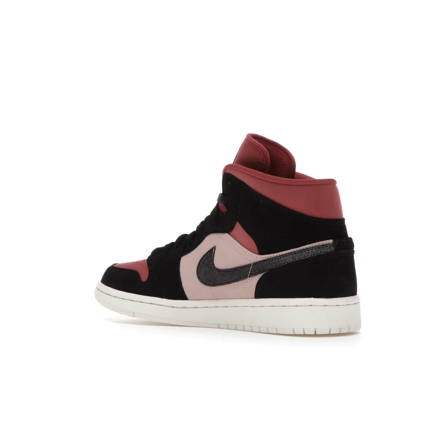 Jordan 1 Mid Canyon Rust (Women's) - Image 23 - Only at www.BallersClubKickz.com - The Air Jordan 1 Mid Canyon Rust for Women (W) is a stylish mid-top sneaker with distressed Nike swooshes and a white rubber cupsole. Featuring a blend of particle beige, canyon rust, sail and black, this versatile design will provide you with amazing comfort and style. Out now, 1st March 2021!