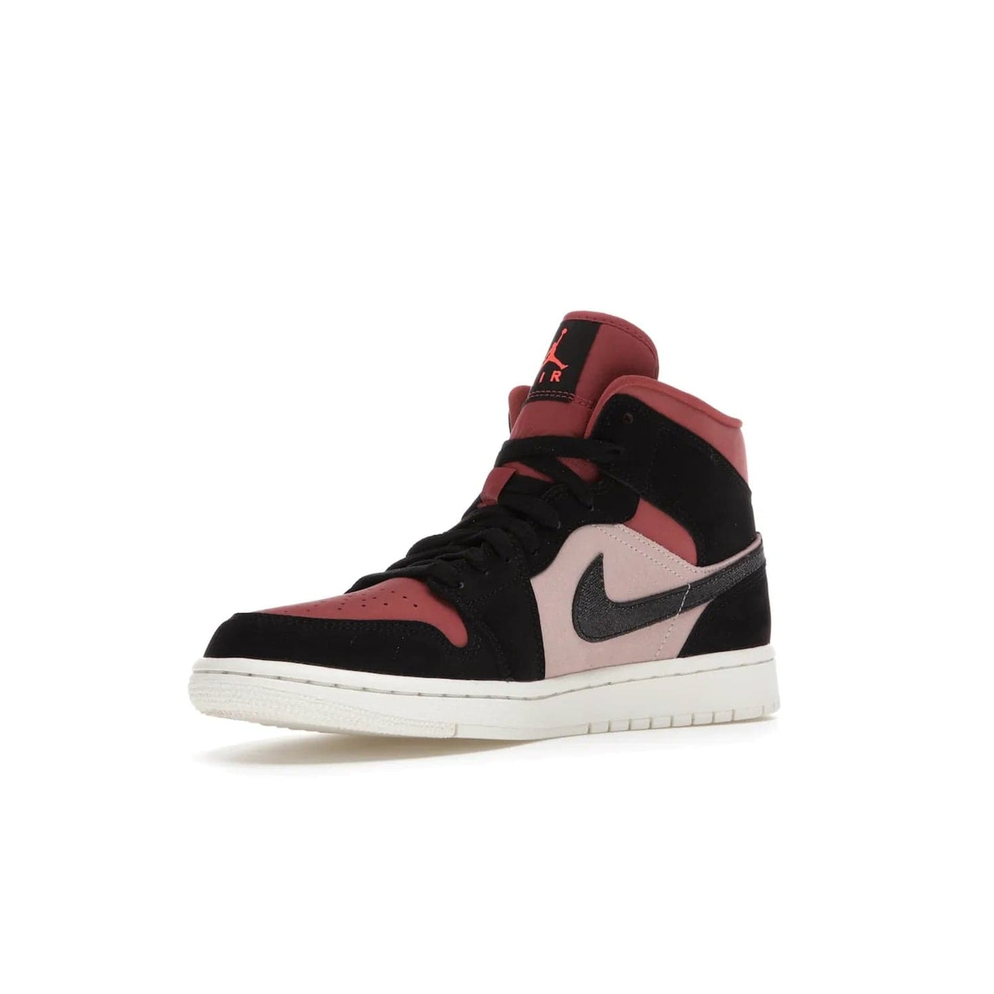Jordan 1 Mid Canyon Rust (Women's) - Image 15 - Only at www.BallersClubKickz.com - The Air Jordan 1 Mid Canyon Rust for Women (W) is a stylish mid-top sneaker with distressed Nike swooshes and a white rubber cupsole. Featuring a blend of particle beige, canyon rust, sail and black, this versatile design will provide you with amazing comfort and style. Out now, 1st March 2021!