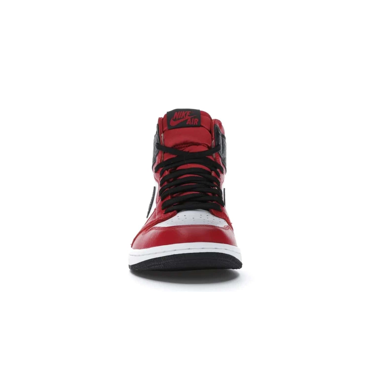 Jordan 1 Retro High Satin Snake Chicago (Women's) - Image 10 - Only at www.BallersClubKickz.com - Upscale Jordan 1 Retro High Satin Snake Chicago (Women's). Crafted from red and white leather with faux snakeskin details and red satin. Jordan Wings graphic on the ankle, white midsole, and striking red outsole. August 2020 release. Iconic shoes must-have for sneaker collectors.