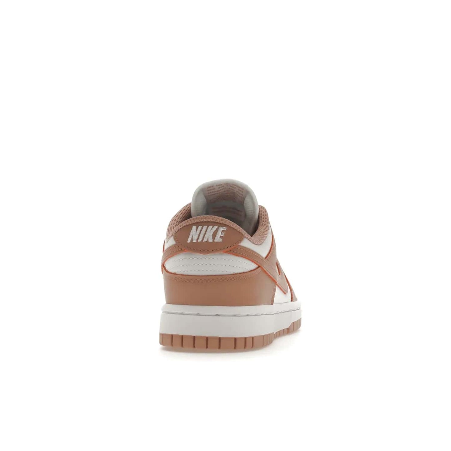 Nike Dunk Low Rose Whisper (Women's) - Image 29 - Only at www.BallersClubKickz.com - The Nike Dunk Low Rose Whisper is the perfect summer shoe with classic two-tone look and vintage-inspired design. Features white and Rose Whisper leather upper, woven tongue labels and EVA foam sole for plush cushioning. Available June 2022 at $100.