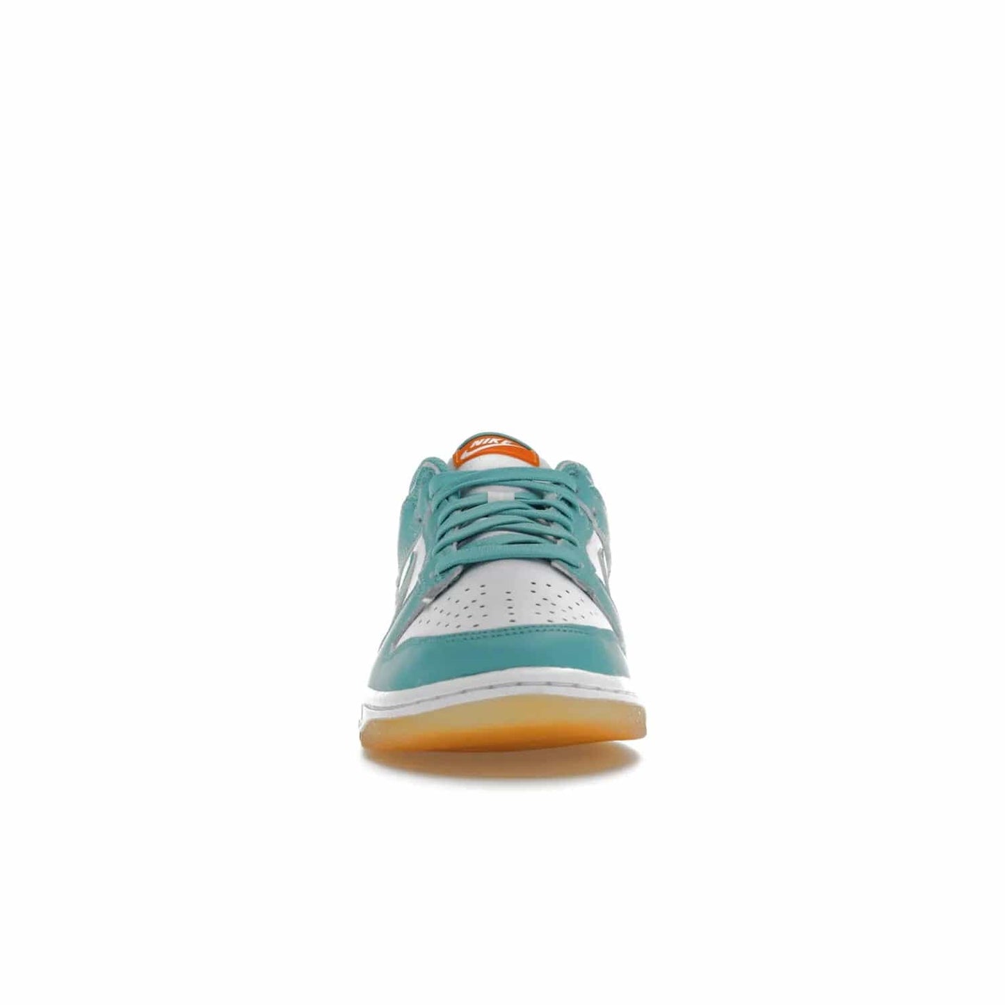 Nike Dunk Low Teal Zeal (Women's) - Image 10 - Only at www.BallersClubKickz.com - A white leather upper with teal overlays and Swooshes, plus yellow and embroidered accents make the Nike Dunk Low Teal Zeal (Women's) the perfect statement piece for any wardrobe.