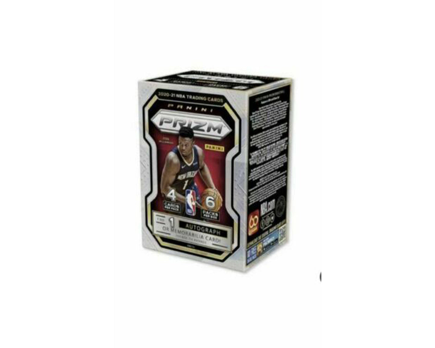 2020-21 Panini Prizm Basketball Blaster Box - Only at www.BallersClubKickz.com - The 2020-21 Panini Prizm Basketball Blaster Box comes with four cards per pack and six packs per box. Inside you will have the chance to find Blaster exclusive Green Pulsar & Purple Wave Prizms, as well as one autograph or memorabilia card on average. 