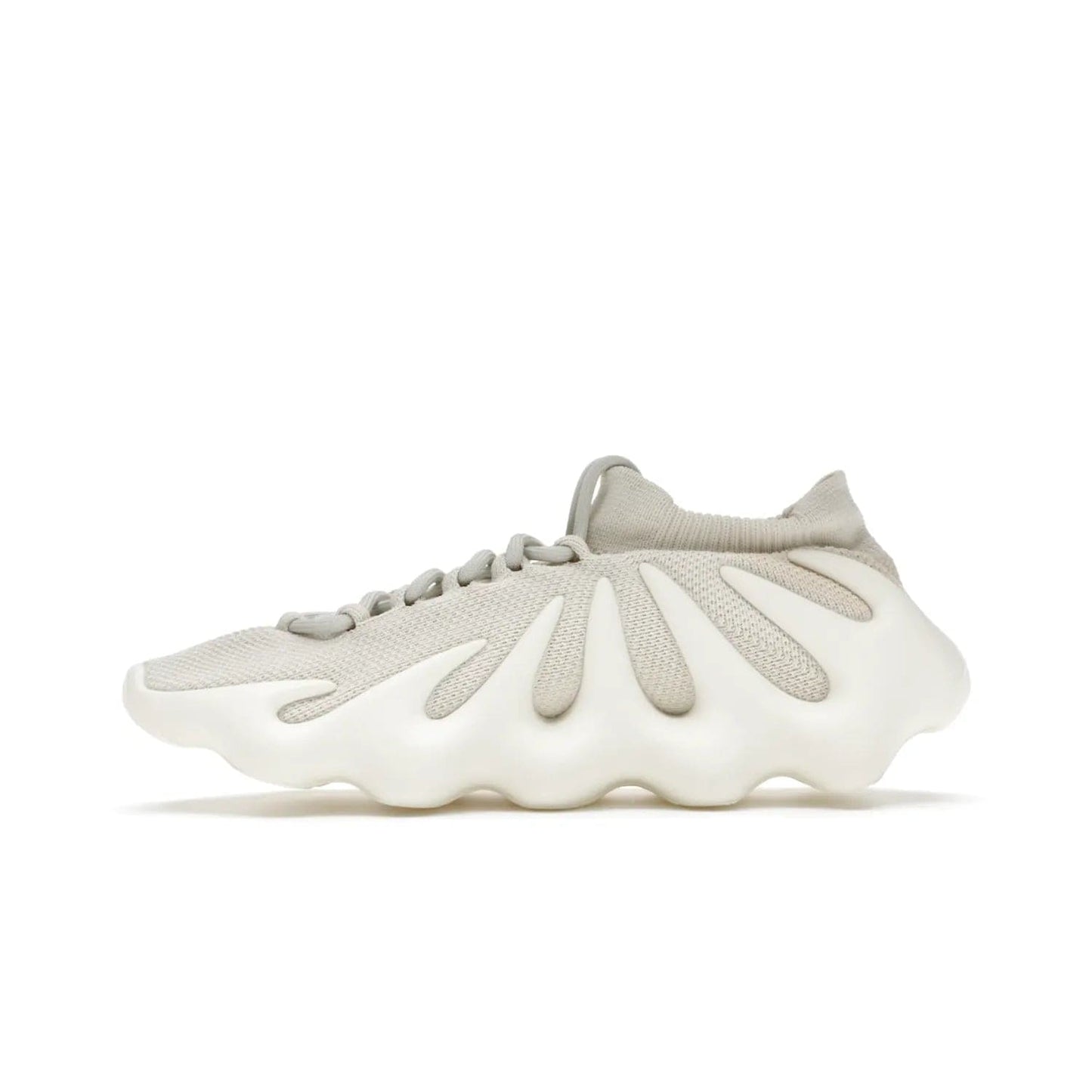 adidas Yeezy 450 Cloud White - Image 19 - Only at www.BallersClubKickz.com - Experience the future with the adidas Yeezy 450 Cloud White. A two-piece design featuring an extreme foam sole and mesh upper, this silhouette is expected to release in March 2021. Get your hands on this striking Cloud White/Cloud White colorway and stand out in the crowd.