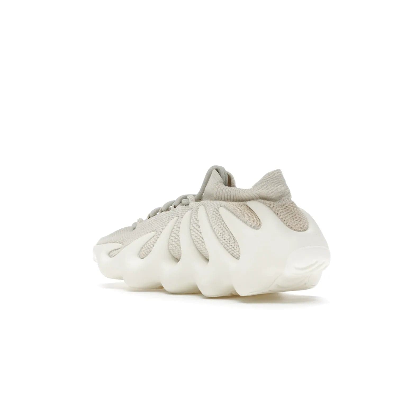 adidas Yeezy 450 Cloud White - Image 24 - Only at www.BallersClubKickz.com - Experience the future with the adidas Yeezy 450 Cloud White. A two-piece design featuring an extreme foam sole and mesh upper, this silhouette is expected to release in March 2021. Get your hands on this striking Cloud White/Cloud White colorway and stand out in the crowd.