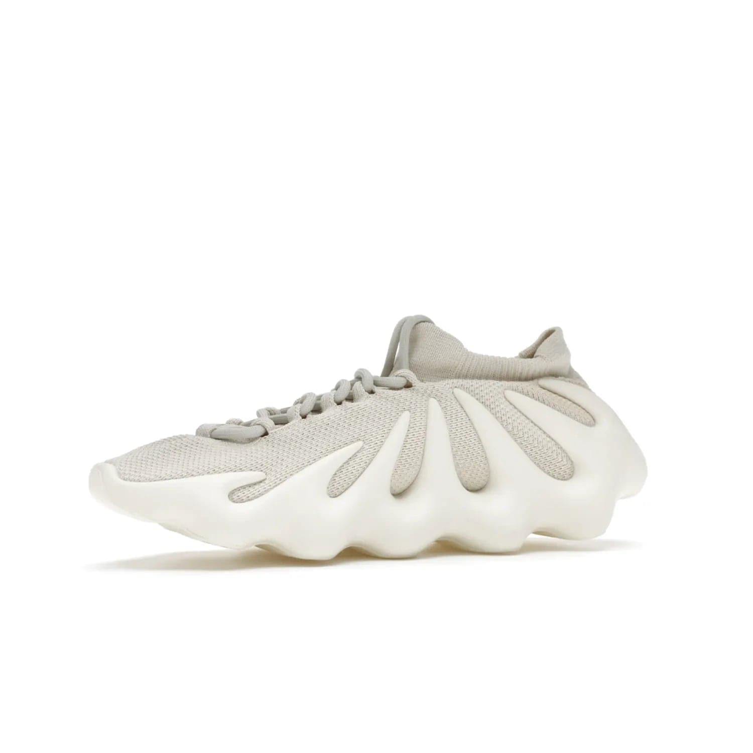 adidas Yeezy 450 Cloud White - Image 17 - Only at www.BallersClubKickz.com - Experience the future with the adidas Yeezy 450 Cloud White. A two-piece design featuring an extreme foam sole and mesh upper, this silhouette is expected to release in March 2021. Get your hands on this striking Cloud White/Cloud White colorway and stand out in the crowd.