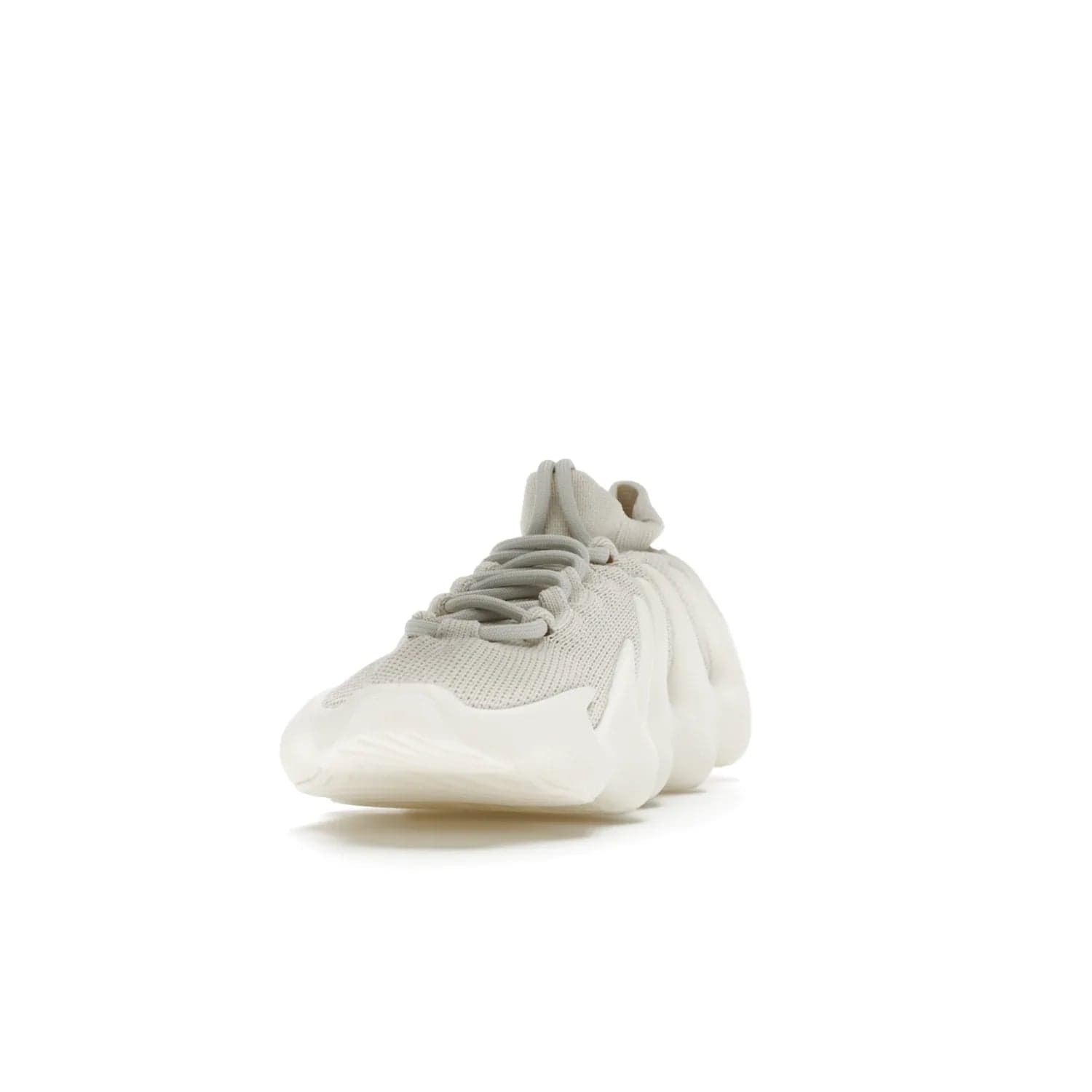 adidas Yeezy 450 Cloud White - Image 12 - Only at www.BallersClubKickz.com - Experience the future with the adidas Yeezy 450 Cloud White. A two-piece design featuring an extreme foam sole and mesh upper, this silhouette is expected to release in March 2021. Get your hands on this striking Cloud White/Cloud White colorway and stand out in the crowd.