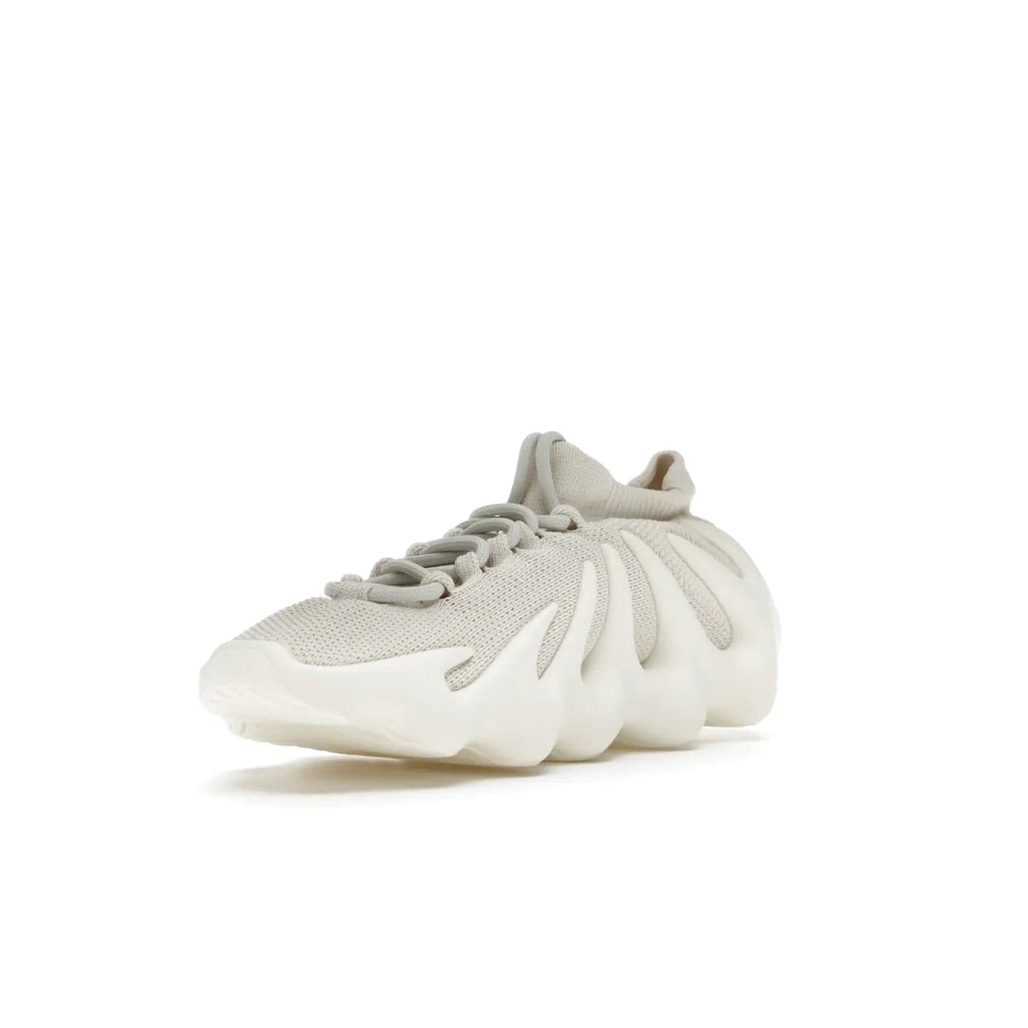 adidas Yeezy 450 Cloud White - Image 14 - Only at www.BallersClubKickz.com - Experience the future with the adidas Yeezy 450 Cloud White. A two-piece design featuring an extreme foam sole and mesh upper, this silhouette is expected to release in March 2021. Get your hands on this striking Cloud White/Cloud White colorway and stand out in the crowd.