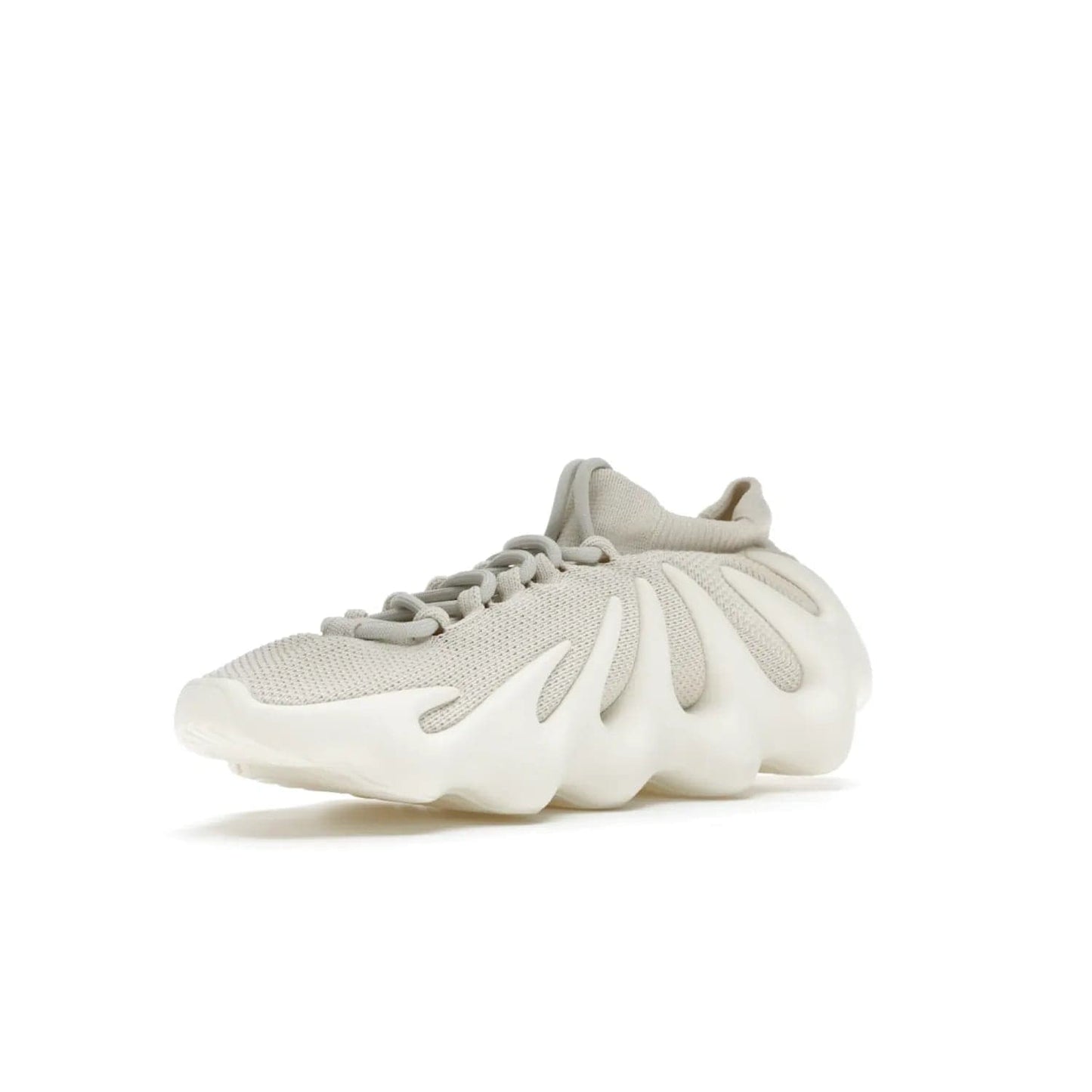adidas Yeezy 450 Cloud White - Image 15 - Only at www.BallersClubKickz.com - Experience the future with the adidas Yeezy 450 Cloud White. A two-piece design featuring an extreme foam sole and mesh upper, this silhouette is expected to release in March 2021. Get your hands on this striking Cloud White/Cloud White colorway and stand out in the crowd.