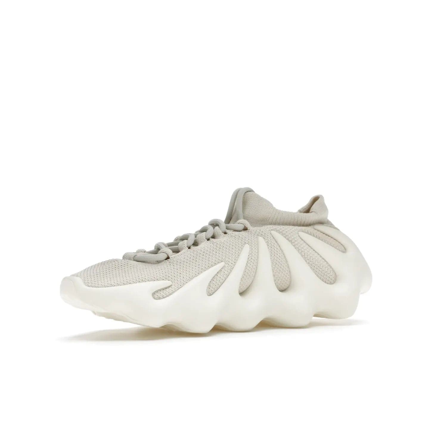 adidas Yeezy 450 Cloud White - Image 16 - Only at www.BallersClubKickz.com - Experience the future with the adidas Yeezy 450 Cloud White. A two-piece design featuring an extreme foam sole and mesh upper, this silhouette is expected to release in March 2021. Get your hands on this striking Cloud White/Cloud White colorway and stand out in the crowd.