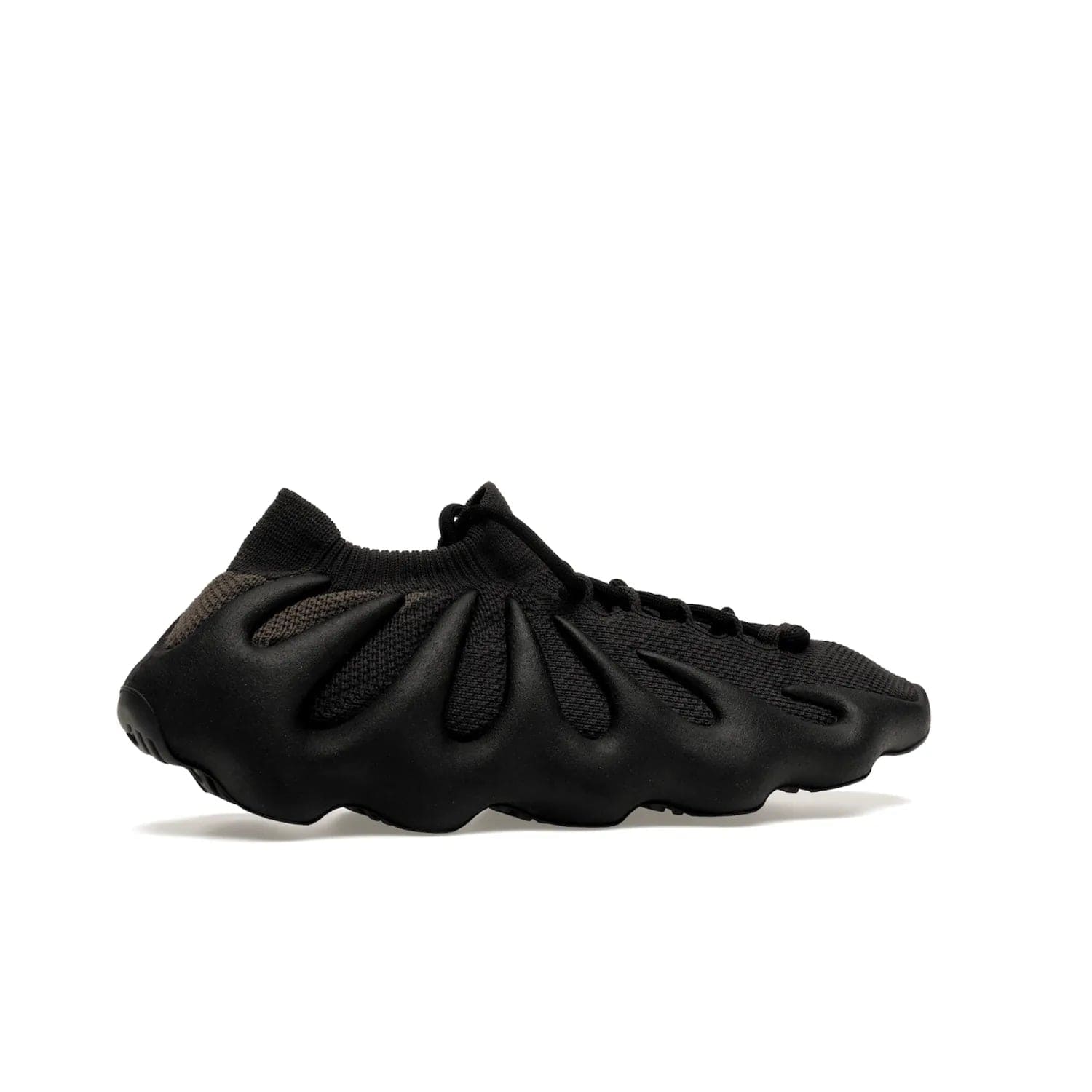 adidas Yeezy 450 Dark Slate - Image 35 - Only at www.BallersClubKickz.com - Step into the world of adidas and experience the comfort of the Yeezy 450 Dark Slate. A two-piece design featuring a monochromatic sock-like Primeknit upper and Dark Slate foam sole. Finished with thick rope laces for added texture and style.