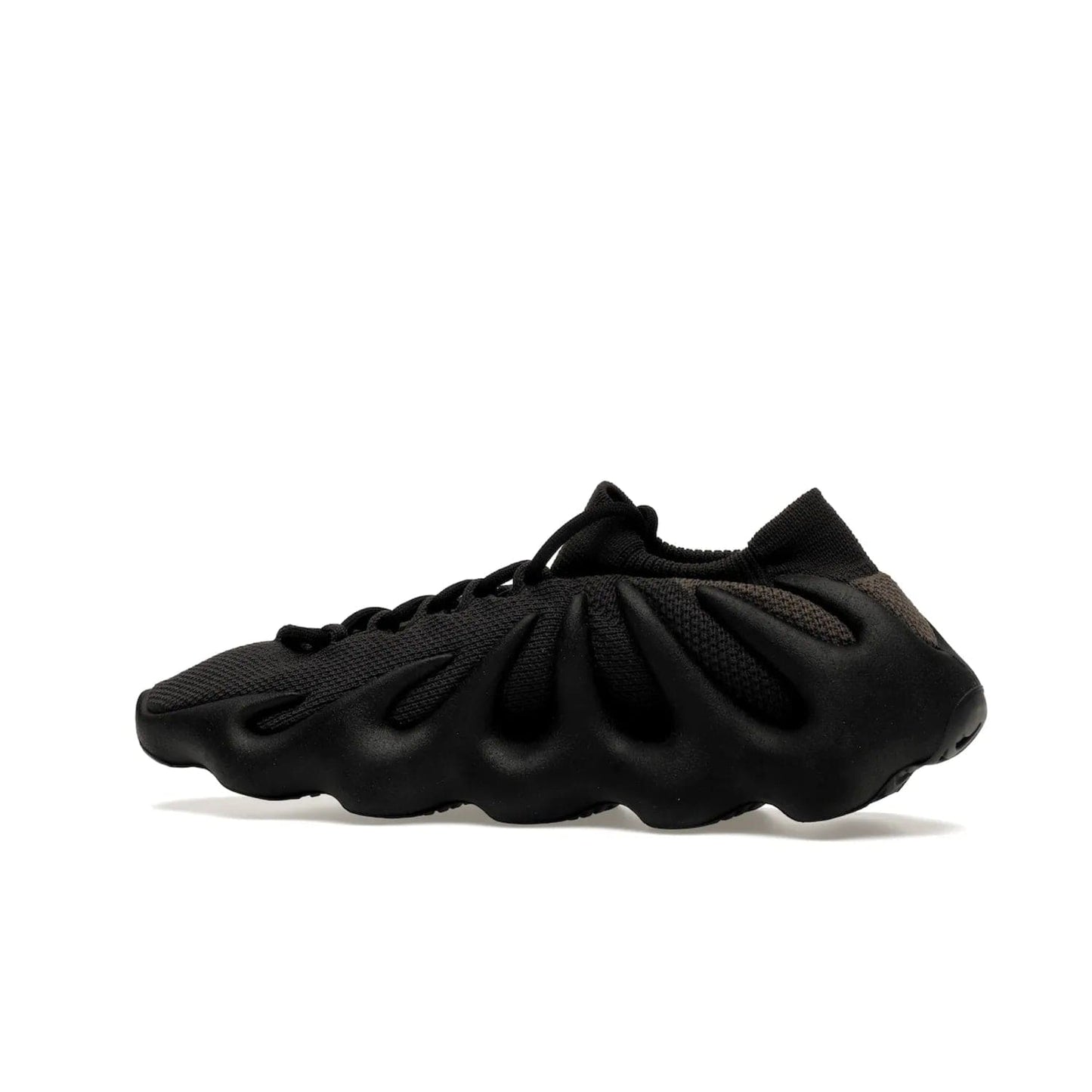 adidas Yeezy 450 Dark Slate - Image 21 - Only at www.BallersClubKickz.com - Step into the world of adidas and experience the comfort of the Yeezy 450 Dark Slate. A two-piece design featuring a monochromatic sock-like Primeknit upper and Dark Slate foam sole. Finished with thick rope laces for added texture and style.