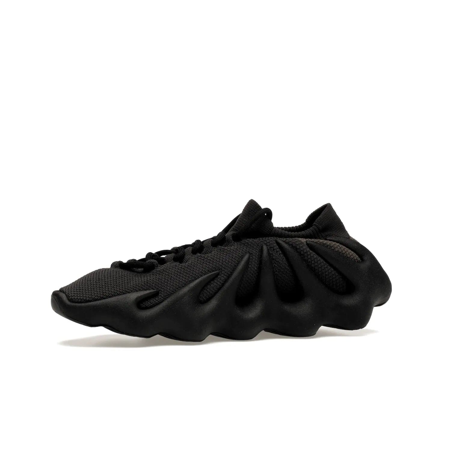 adidas Yeezy 450 Dark Slate - Image 17 - Only at www.BallersClubKickz.com - Step into the world of adidas and experience the comfort of the Yeezy 450 Dark Slate. A two-piece design featuring a monochromatic sock-like Primeknit upper and Dark Slate foam sole. Finished with thick rope laces for added texture and style.