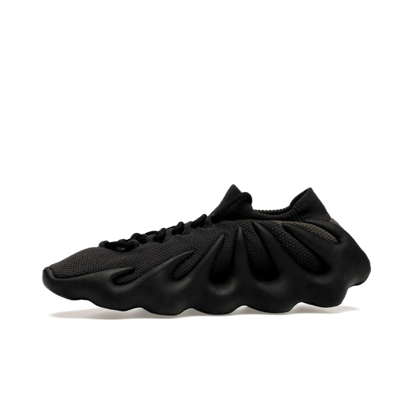 adidas Yeezy 450 Dark Slate - Image 18 - Only at www.BallersClubKickz.com - Step into the world of adidas and experience the comfort of the Yeezy 450 Dark Slate. A two-piece design featuring a monochromatic sock-like Primeknit upper and Dark Slate foam sole. Finished with thick rope laces for added texture and style.