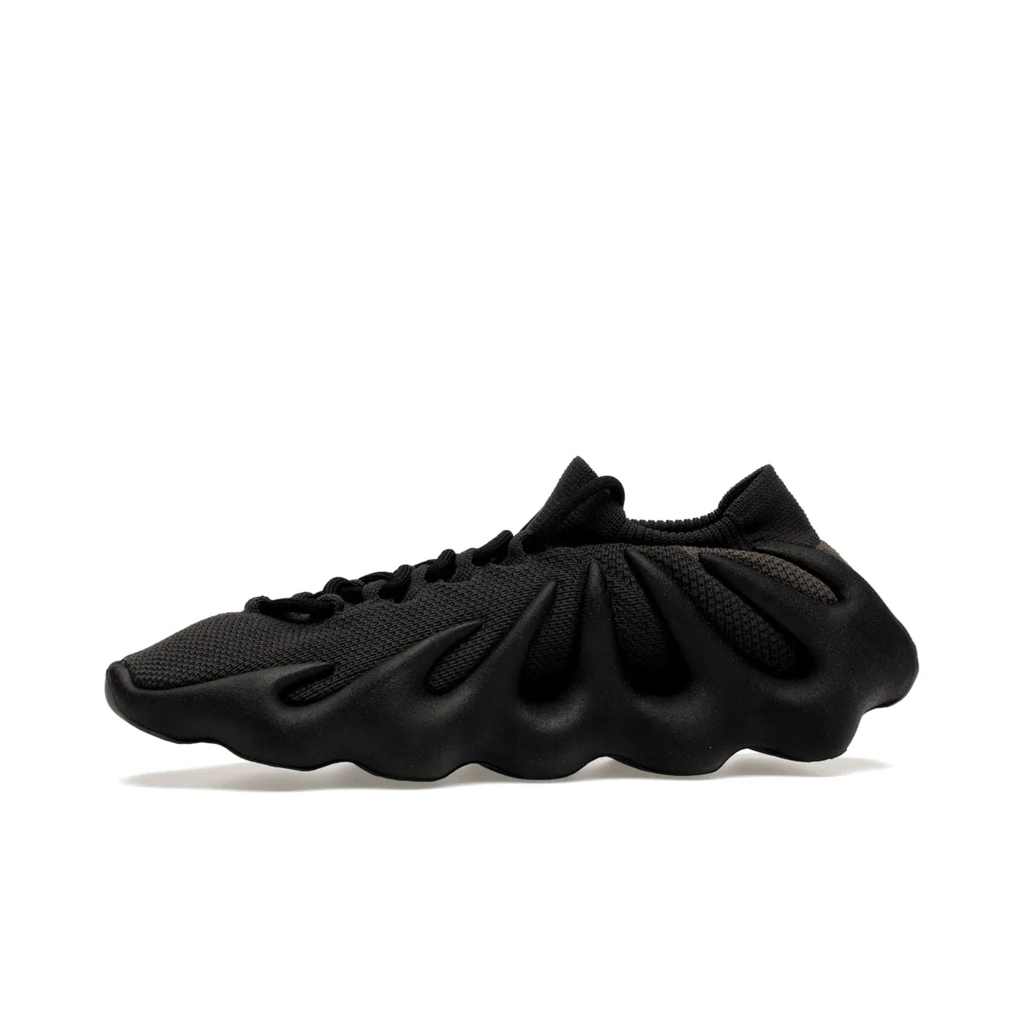 adidas Yeezy 450 Dark Slate - Image 18 - Only at www.BallersClubKickz.com - Step into the world of adidas and experience the comfort of the Yeezy 450 Dark Slate. A two-piece design featuring a monochromatic sock-like Primeknit upper and Dark Slate foam sole. Finished with thick rope laces for added texture and style.