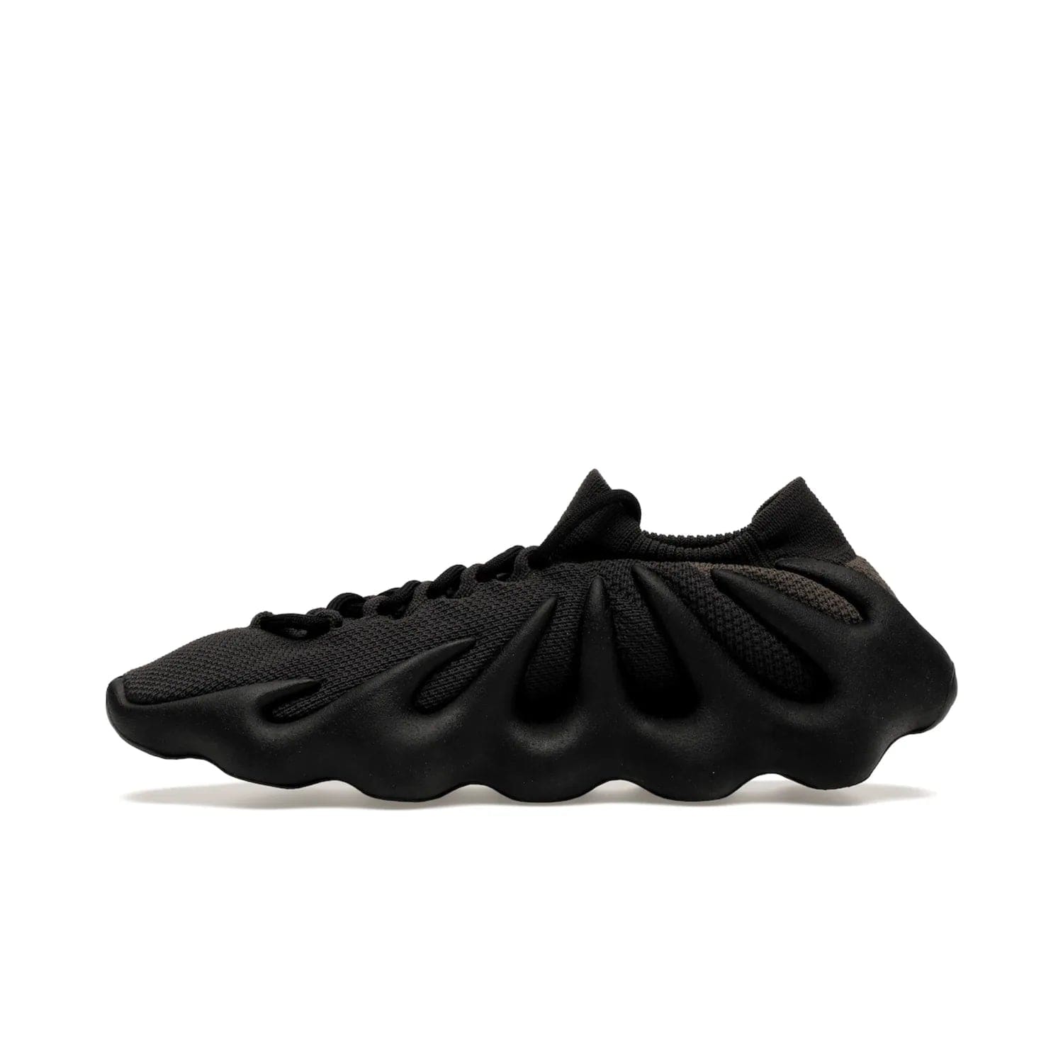 adidas Yeezy 450 Dark Slate - Image 19 - Only at www.BallersClubKickz.com - Step into the world of adidas and experience the comfort of the Yeezy 450 Dark Slate. A two-piece design featuring a monochromatic sock-like Primeknit upper and Dark Slate foam sole. Finished with thick rope laces for added texture and style.