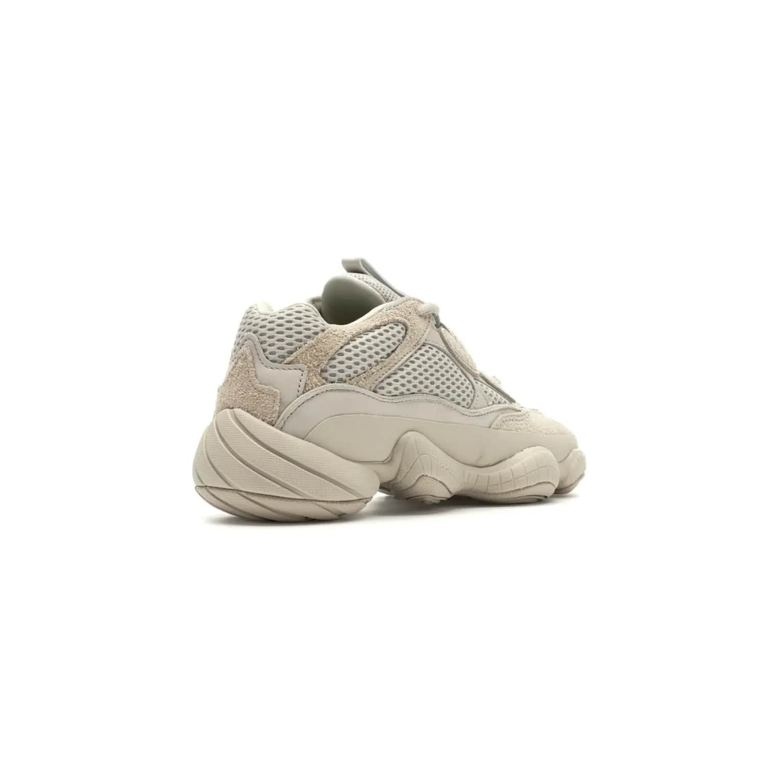 adidas Yeezy 500 Blush - Image 32 - Only at www.BallersClubKickz.com - Step up your sneaker game with the Adidas Yeezy 500 Blush. Monochromatic pale pink palette, hiking-inspired suede/mesh construction, plus adiPRENE sole for comfort and performance. Get the Adidas Yeezy 500 and experience true style and comfort.
