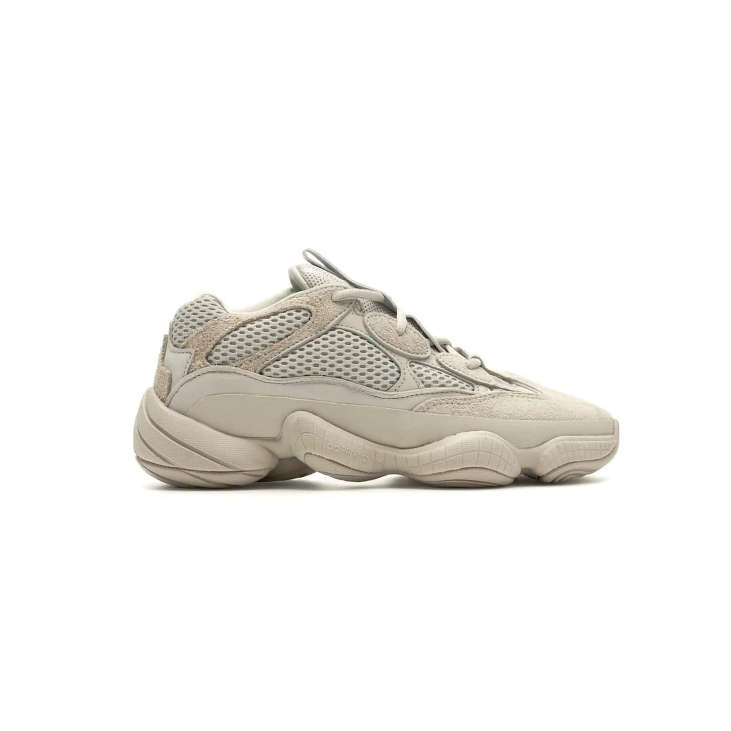 adidas Yeezy 500 Blush - Image 36 - Only at www.BallersClubKickz.com - Step up your sneaker game with the Adidas Yeezy 500 Blush. Monochromatic pale pink palette, hiking-inspired suede/mesh construction, plus adiPRENE sole for comfort and performance. Get the Adidas Yeezy 500 and experience true style and comfort.