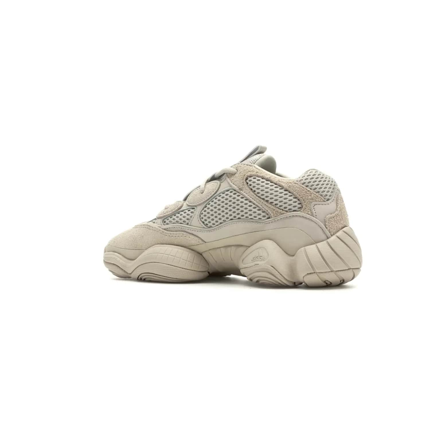 adidas Yeezy 500 Blush - Image 22 - Only at www.BallersClubKickz.com - Step up your sneaker game with the Adidas Yeezy 500 Blush. Monochromatic pale pink palette, hiking-inspired suede/mesh construction, plus adiPRENE sole for comfort and performance. Get the Adidas Yeezy 500 and experience true style and comfort.