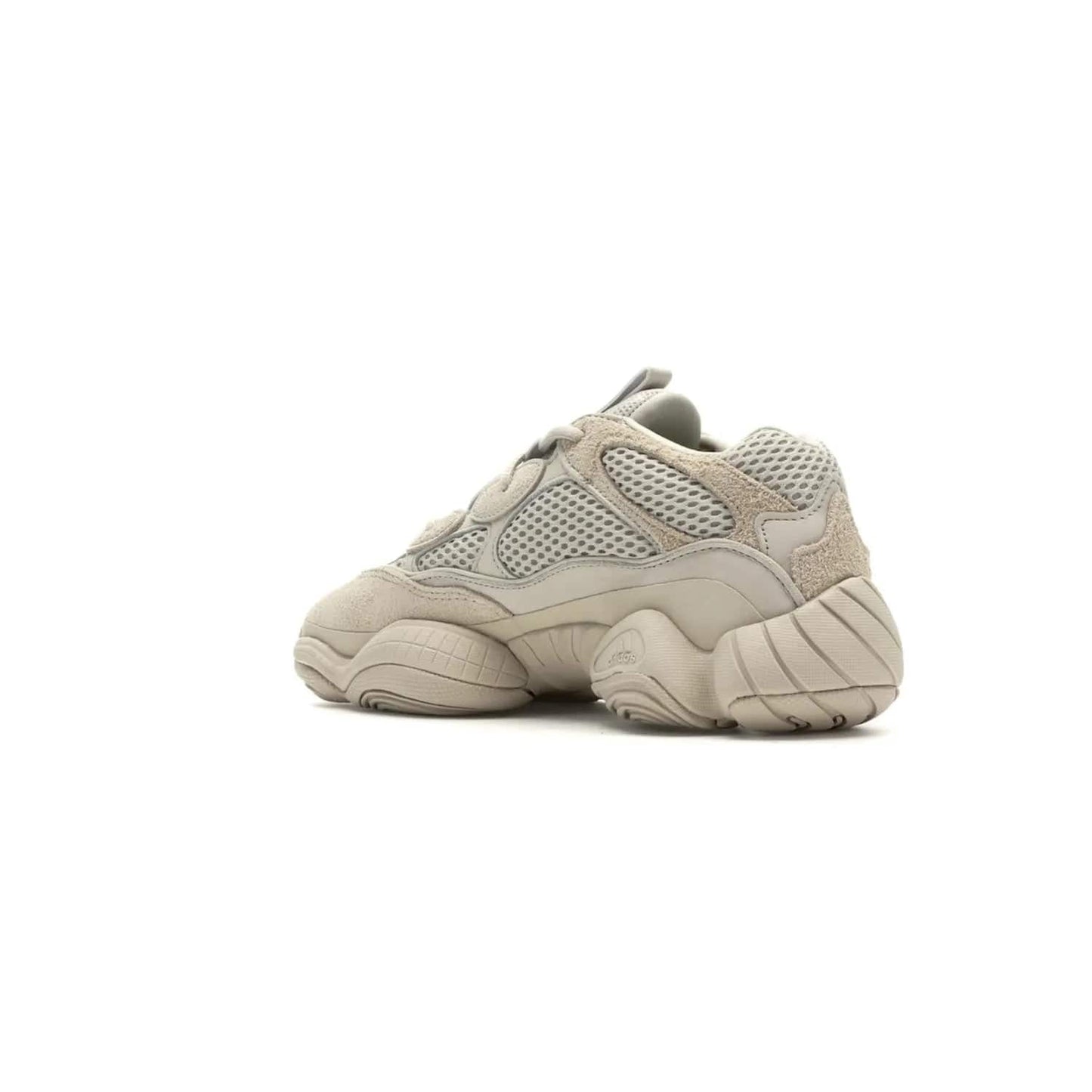 adidas Yeezy 500 Blush - Image 23 - Only at www.BallersClubKickz.com - Step up your sneaker game with the Adidas Yeezy 500 Blush. Monochromatic pale pink palette, hiking-inspired suede/mesh construction, plus adiPRENE sole for comfort and performance. Get the Adidas Yeezy 500 and experience true style and comfort.