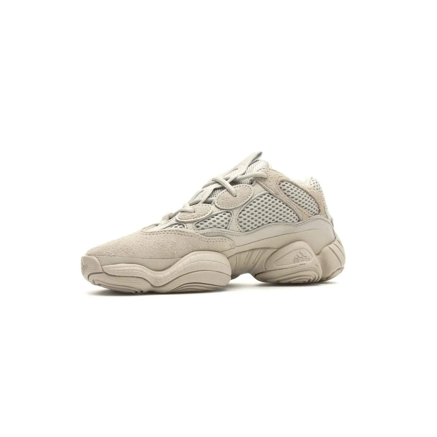 adidas Yeezy 500 Blush - Image 16 - Only at www.BallersClubKickz.com - Step up your sneaker game with the Adidas Yeezy 500 Blush. Monochromatic pale pink palette, hiking-inspired suede/mesh construction, plus adiPRENE sole for comfort and performance. Get the Adidas Yeezy 500 and experience true style and comfort.