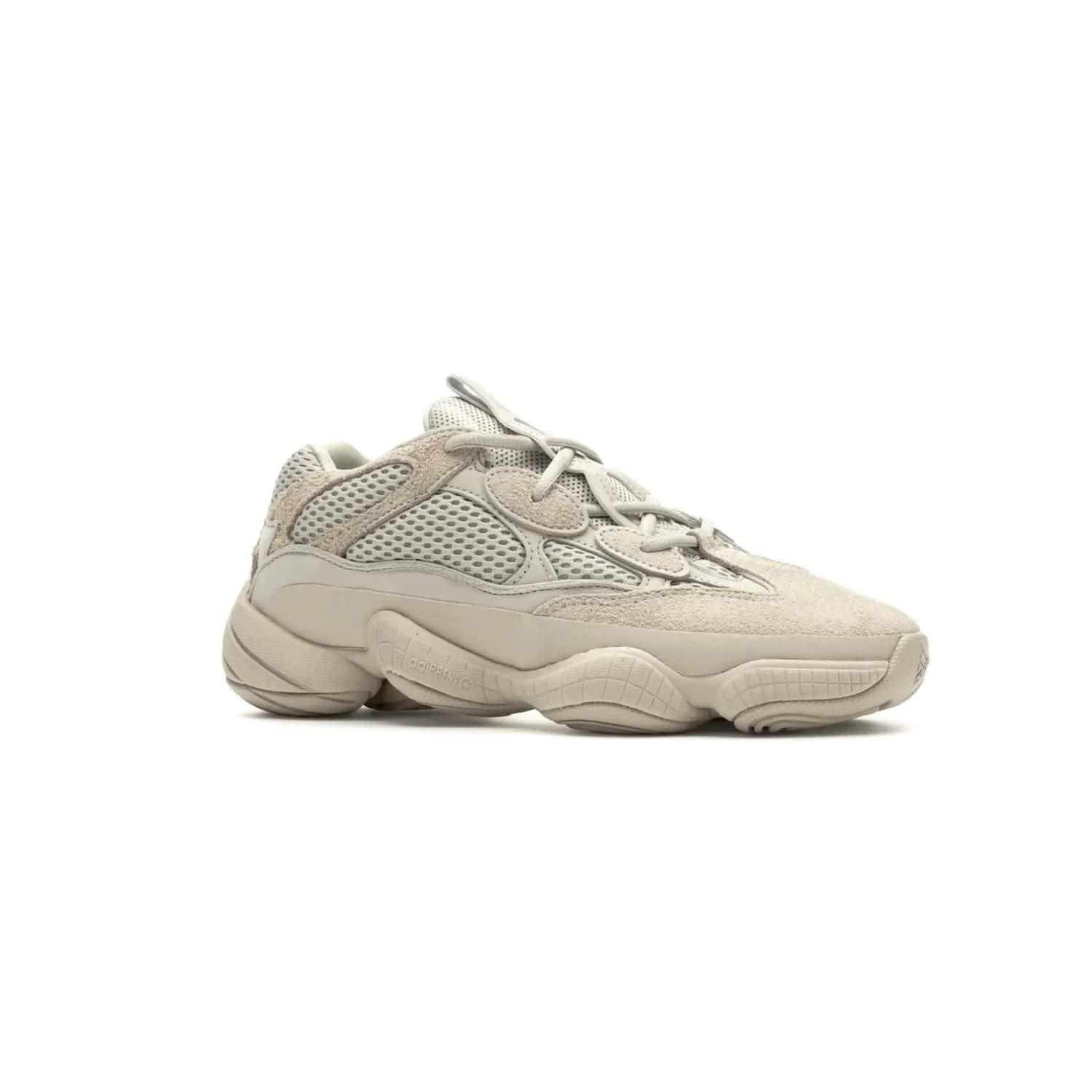 adidas Yeezy 500 Blush - Image 3 - Only at www.BallersClubKickz.com - Step up your sneaker game with the Adidas Yeezy 500 Blush. Monochromatic pale pink palette, hiking-inspired suede/mesh construction, plus adiPRENE sole for comfort and performance. Get the Adidas Yeezy 500 and experience true style and comfort.