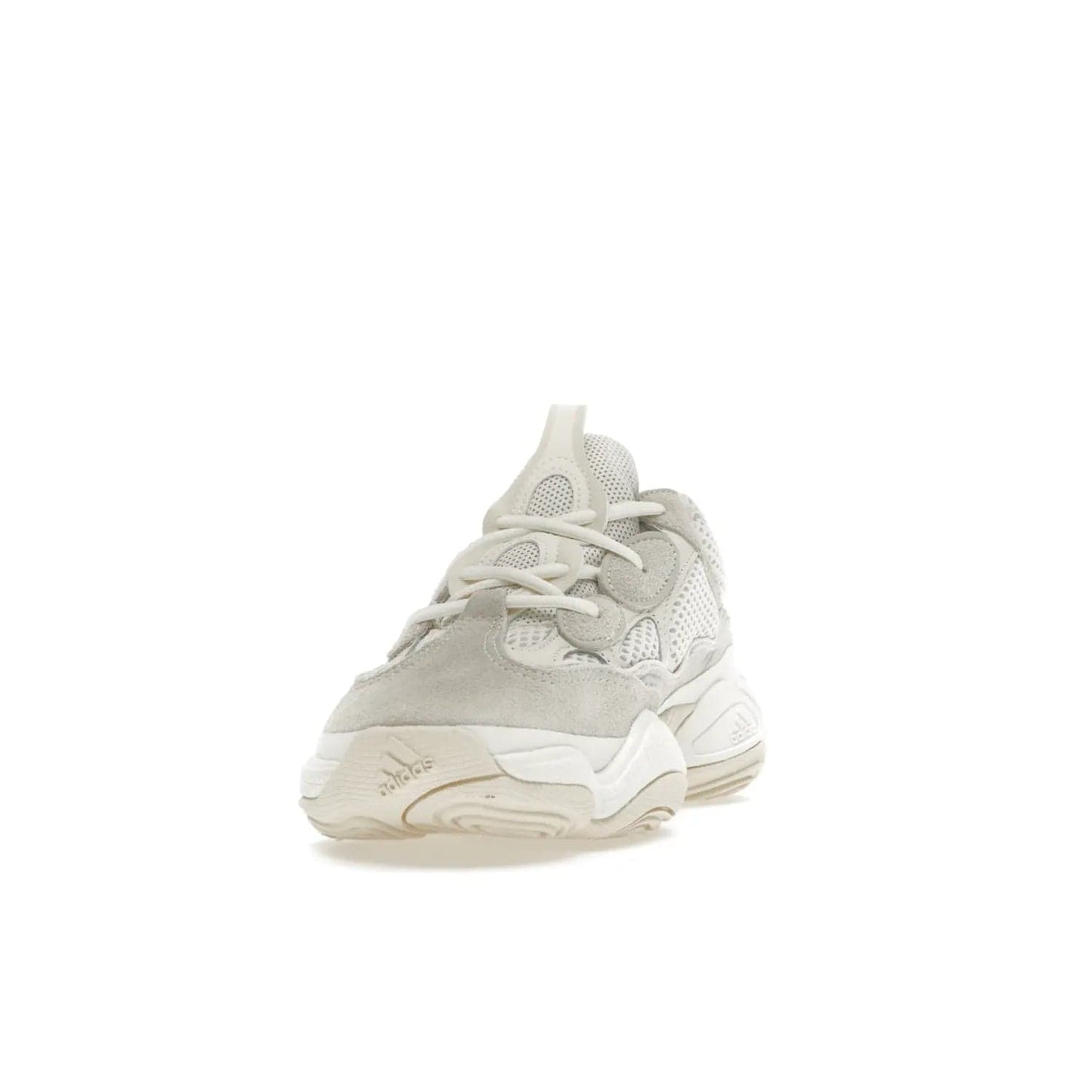 adidas Yeezy 500 Bone White (2023) - Image 12 - Only at www.BallersClubKickz.com - Experience the unique style of the adidas Yeezy 500 Bone White. Featuring a Bone White colorway and white accents, durable construction and comfortably light feel. Get ready to make a statement in 2023.