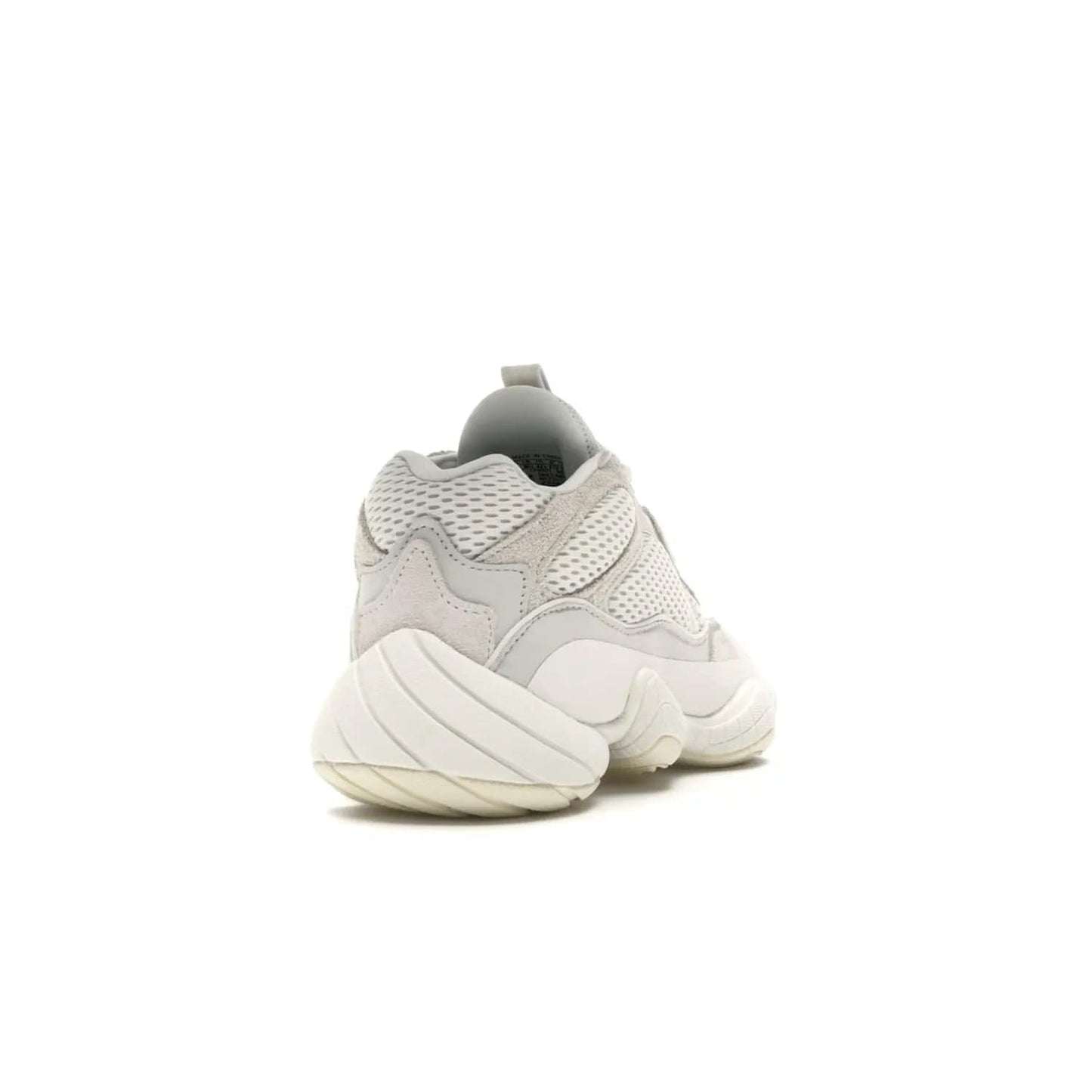 adidas Yeezy 500 Bone White - Image 30 - Only at www.BallersClubKickz.com - Classic look perfect for any sneaker collection. The adidas Yeezy 500 "Bone White" blends a white mesh upper with suede overlays & a chunky midsole inspired by the Adidas KB3. Complimented by a tonal-cream outsole, this timeless style is a must-have.