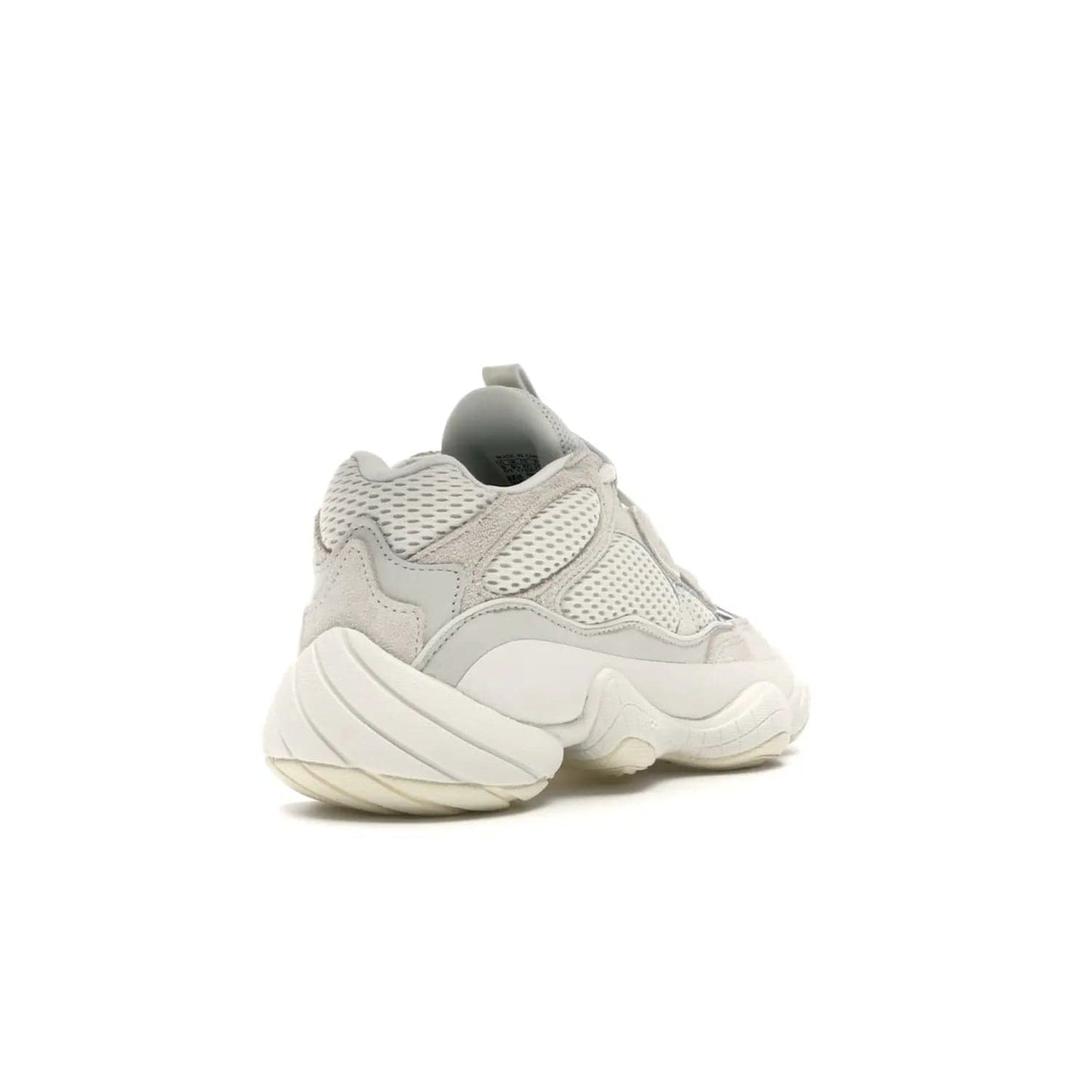 adidas Yeezy 500 Bone White - Image 31 - Only at www.BallersClubKickz.com - Classic look perfect for any sneaker collection. The adidas Yeezy 500 "Bone White" blends a white mesh upper with suede overlays & a chunky midsole inspired by the Adidas KB3. Complimented by a tonal-cream outsole, this timeless style is a must-have.