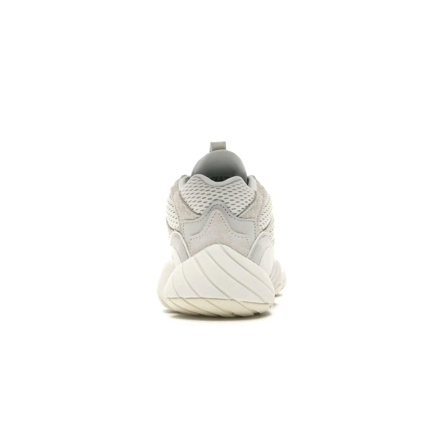adidas Yeezy 500 Bone White - Image 28 - Only at www.BallersClubKickz.com - Classic look perfect for any sneaker collection. The adidas Yeezy 500 "Bone White" blends a white mesh upper with suede overlays & a chunky midsole inspired by the Adidas KB3. Complimented by a tonal-cream outsole, this timeless style is a must-have.