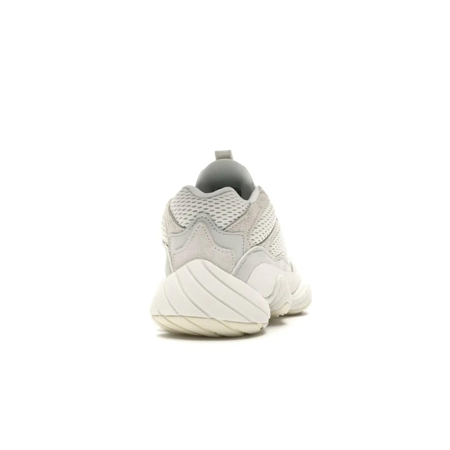 adidas Yeezy 500 Bone White - Image 29 - Only at www.BallersClubKickz.com - Classic look perfect for any sneaker collection. The adidas Yeezy 500 "Bone White" blends a white mesh upper with suede overlays & a chunky midsole inspired by the Adidas KB3. Complimented by a tonal-cream outsole, this timeless style is a must-have.