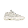 adidas Yeezy 500 Bone White - Image 1 - Only at www.BallersClubKickz.com - Classic look perfect for any sneaker collection. The adidas Yeezy 500 "Bone White" blends a white mesh upper with suede overlays & a chunky midsole inspired by the Adidas KB3. Complimented by a tonal-cream outsole, this timeless style is a must-have.