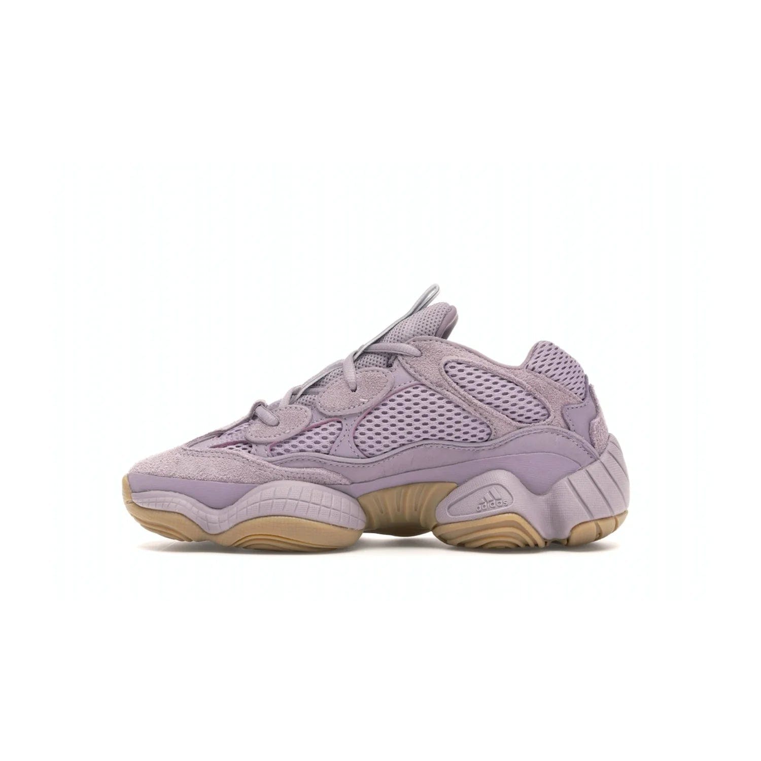 adidas Yeezy 500 Soft Vision - Image 19 - Only at www.BallersClubKickz.com - New adidas Yeezy 500 Soft Vision sneaker featuring a combination of mesh, leather, and suede in a classic Soft Vision colorway. Gum rubber outsole ensures durability and traction. An everyday sneaker that stands out from the crowd.