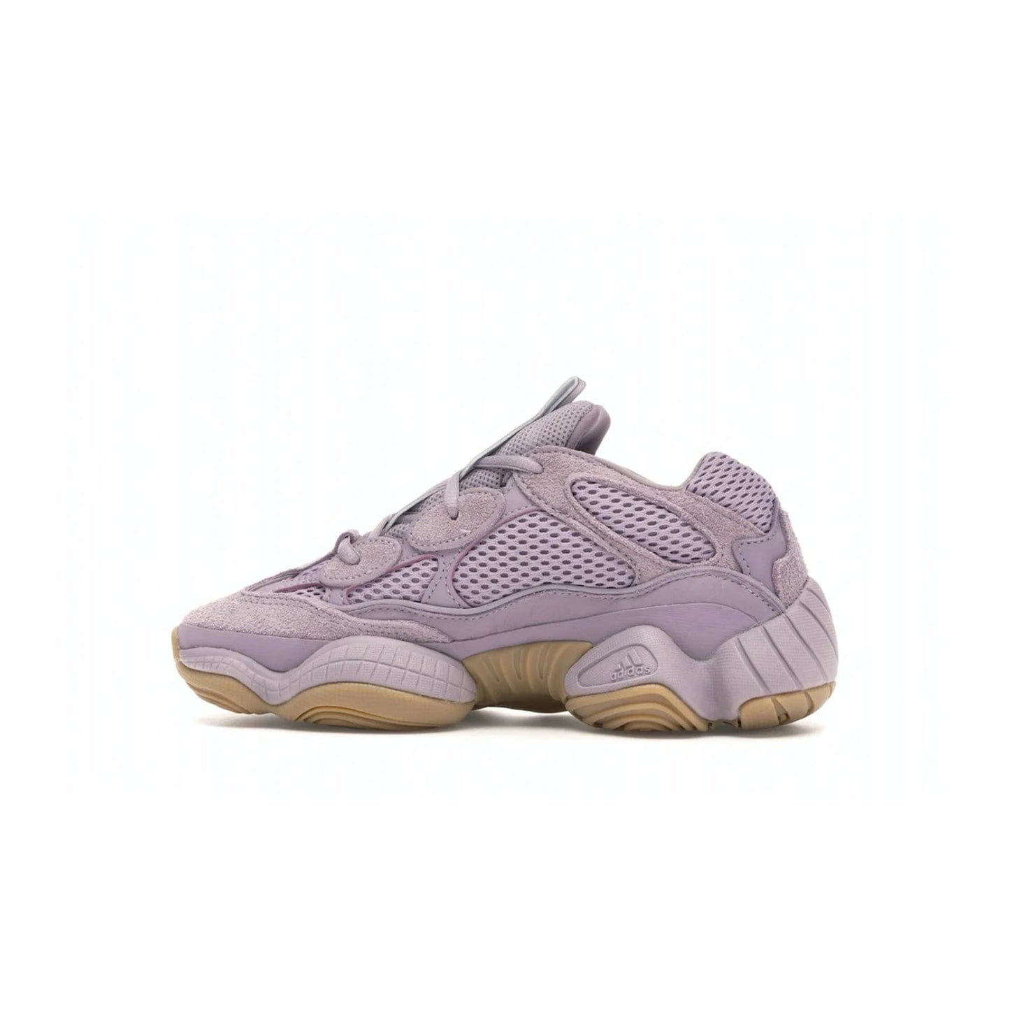 adidas Yeezy 500 Soft Vision - Image 20 - Only at www.BallersClubKickz.com - New adidas Yeezy 500 Soft Vision sneaker featuring a combination of mesh, leather, and suede in a classic Soft Vision colorway. Gum rubber outsole ensures durability and traction. An everyday sneaker that stands out from the crowd.