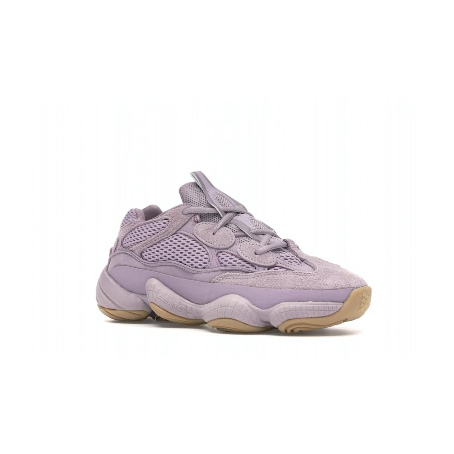 adidas Yeezy 500 Soft Vision - Image 4 - Only at www.BallersClubKickz.com - New adidas Yeezy 500 Soft Vision sneaker featuring a combination of mesh, leather, and suede in a classic Soft Vision colorway. Gum rubber outsole ensures durability and traction. An everyday sneaker that stands out from the crowd.