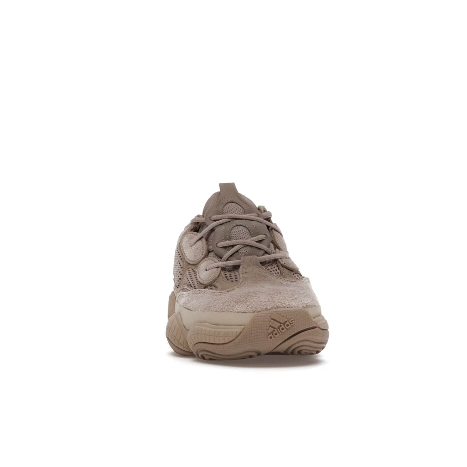 adidas Yeezy 500 Taupe Light - Image 9 - Only at www.BallersClubKickz.com - The adidas Yeezy 500 Taupe Light combines mesh, leather, and suede, with a durable adiPRENE sole for an eye-catching accessory. Reflective piping adds the perfect finishing touches to this unique silhouette. Ideal for any wardrobe, releasing in June 2021.