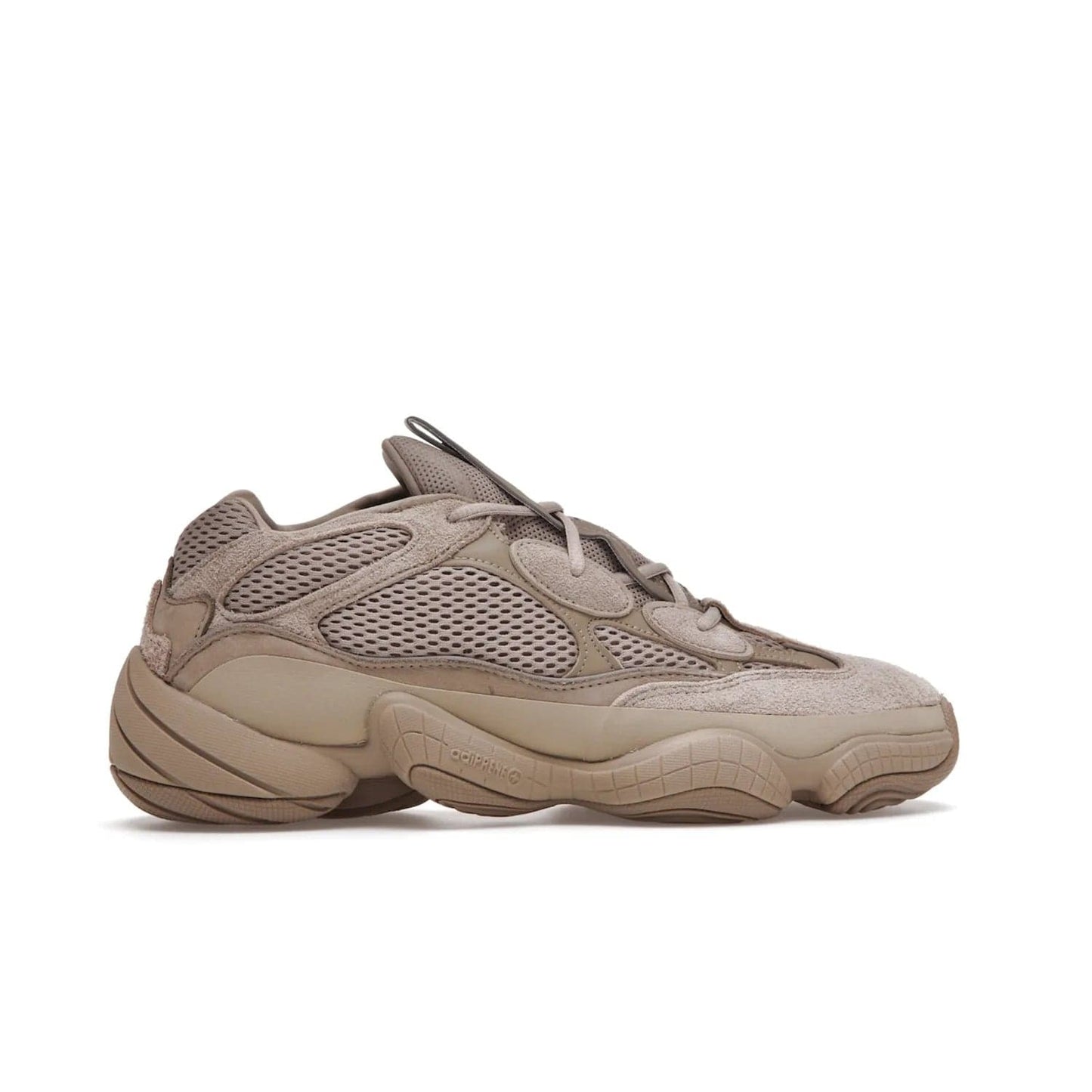 adidas Yeezy 500 Taupe Light - Image 36 - Only at www.BallersClubKickz.com - The adidas Yeezy 500 Taupe Light combines mesh, leather, and suede, with a durable adiPRENE sole for an eye-catching accessory. Reflective piping adds the perfect finishing touches to this unique silhouette. Ideal for any wardrobe, releasing in June 2021.
