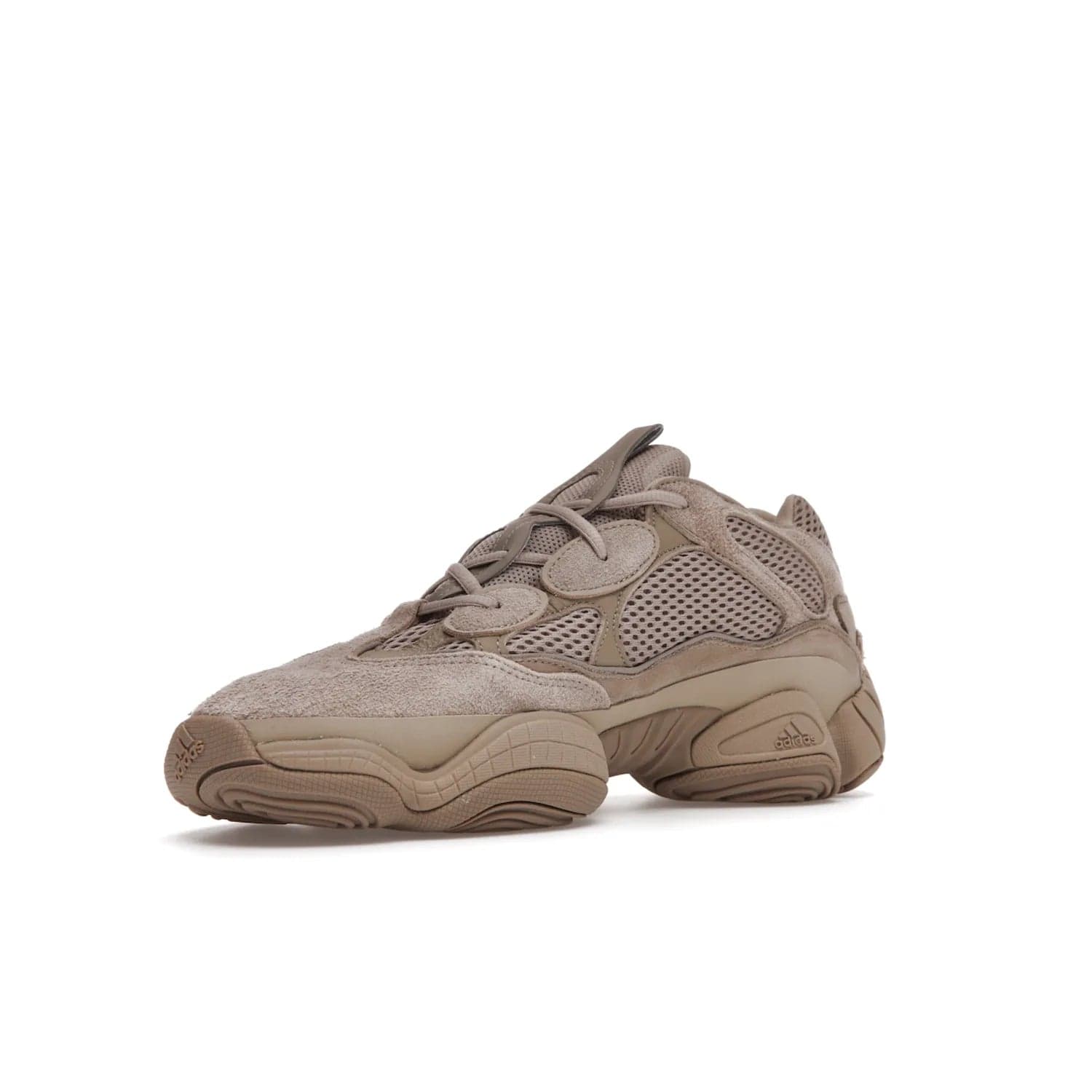 adidas Yeezy 500 Taupe Light - Image 15 - Only at www.BallersClubKickz.com - The adidas Yeezy 500 Taupe Light combines mesh, leather, and suede, with a durable adiPRENE sole for an eye-catching accessory. Reflective piping adds the perfect finishing touches to this unique silhouette. Ideal for any wardrobe, releasing in June 2021.
