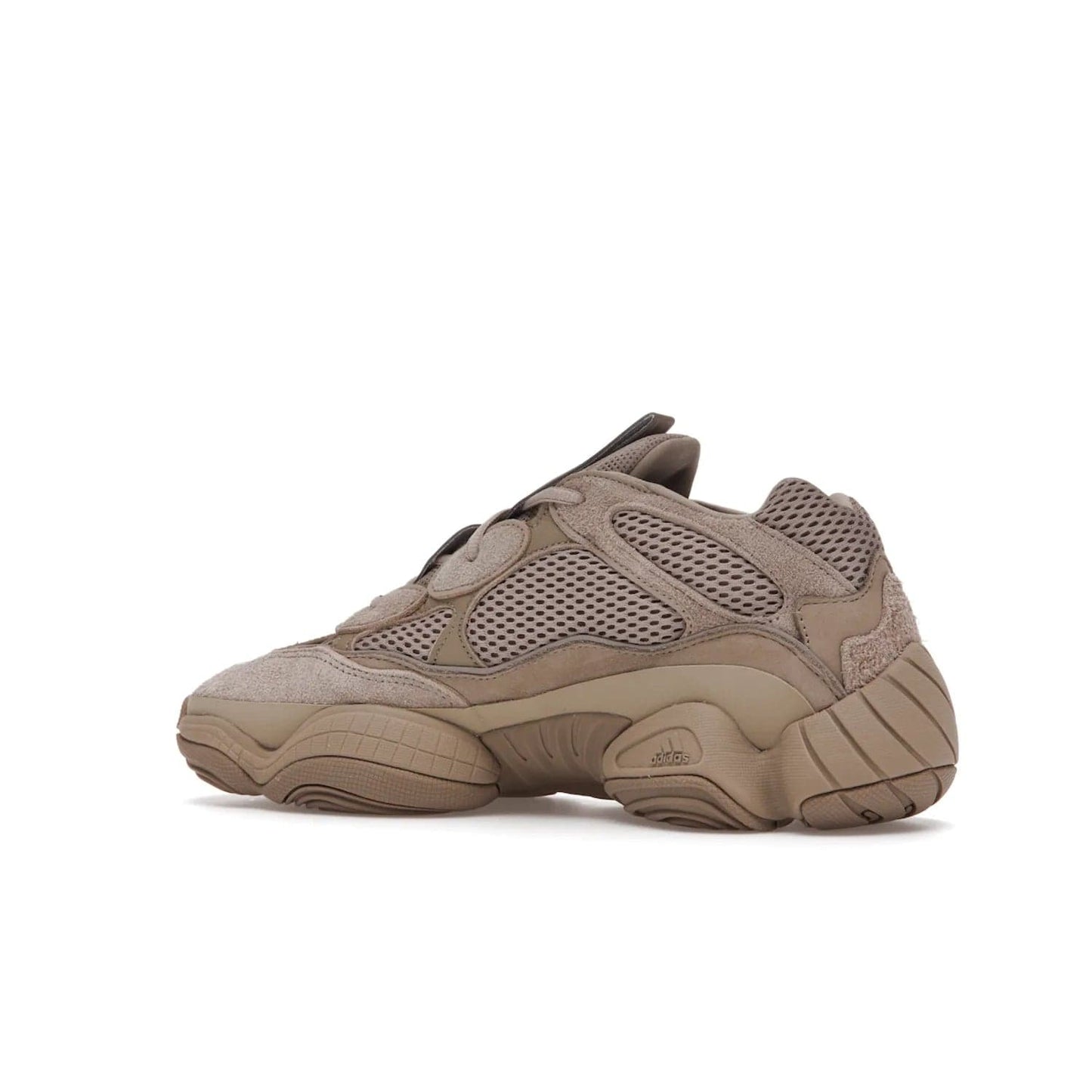 adidas Yeezy 500 Taupe Light - Image 22 - Only at www.BallersClubKickz.com - The adidas Yeezy 500 Taupe Light combines mesh, leather, and suede, with a durable adiPRENE sole for an eye-catching accessory. Reflective piping adds the perfect finishing touches to this unique silhouette. Ideal for any wardrobe, releasing in June 2021.