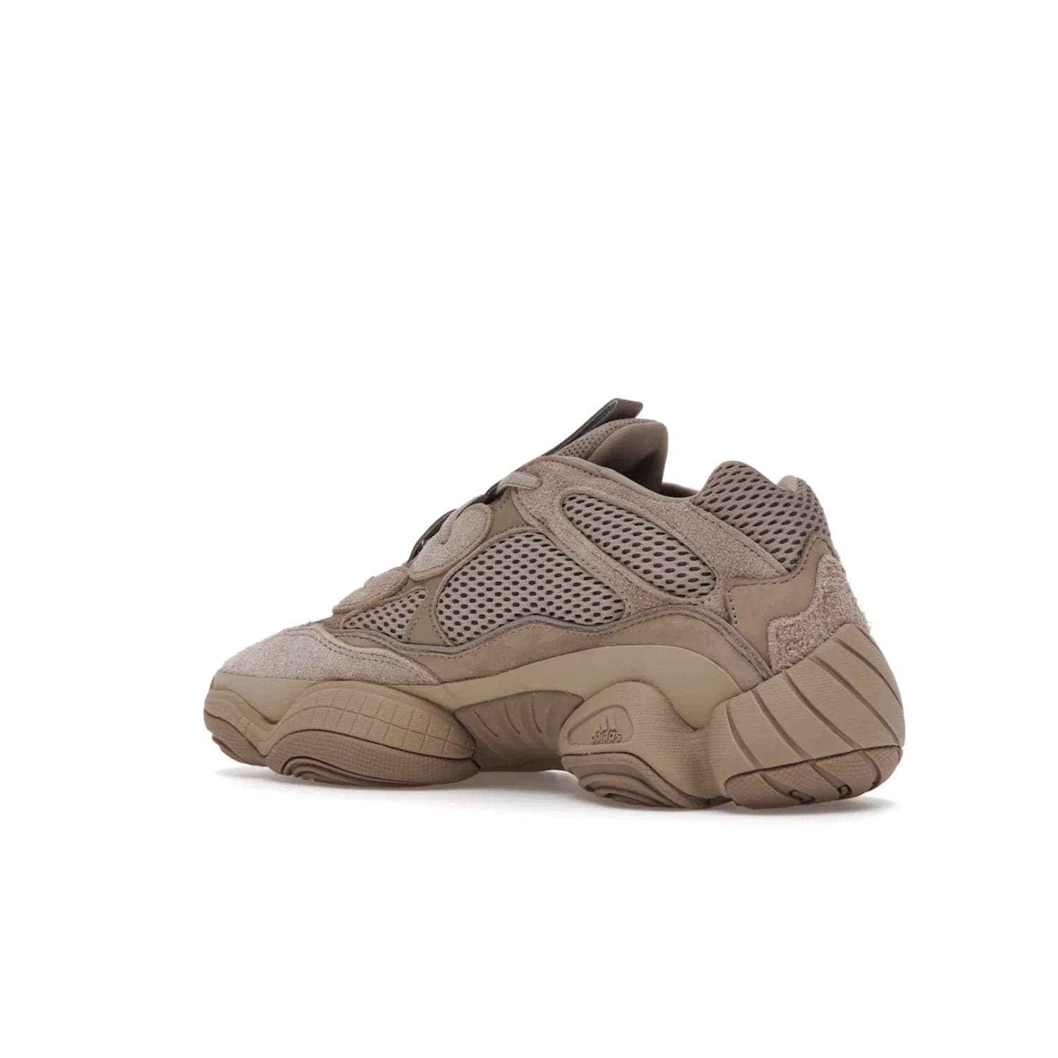 adidas Yeezy 500 Taupe Light - Image 23 - Only at www.BallersClubKickz.com - The adidas Yeezy 500 Taupe Light combines mesh, leather, and suede, with a durable adiPRENE sole for an eye-catching accessory. Reflective piping adds the perfect finishing touches to this unique silhouette. Ideal for any wardrobe, releasing in June 2021.