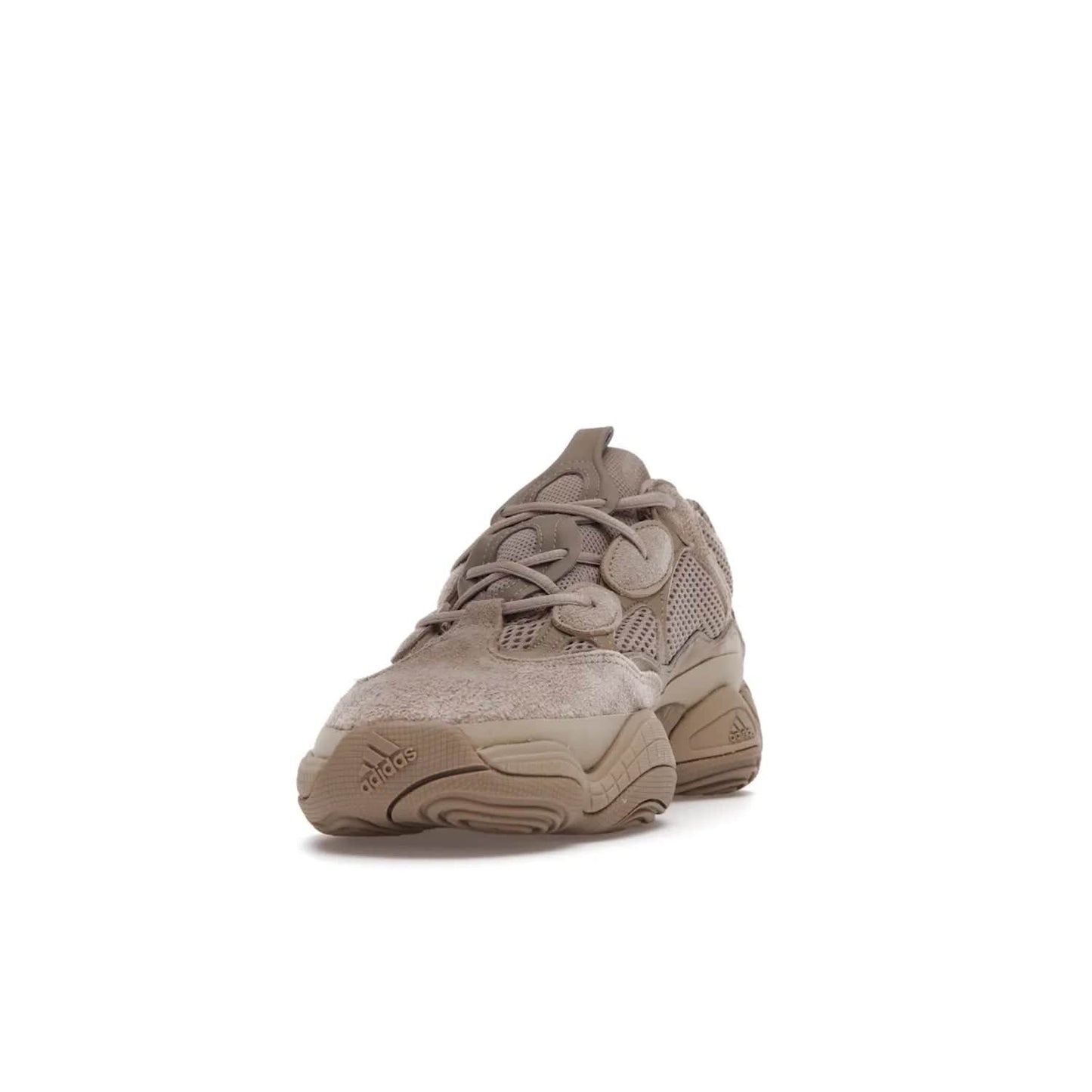 adidas Yeezy 500 Taupe Light - Image 12 - Only at www.BallersClubKickz.com - The adidas Yeezy 500 Taupe Light combines mesh, leather, and suede, with a durable adiPRENE sole for an eye-catching accessory. Reflective piping adds the perfect finishing touches to this unique silhouette. Ideal for any wardrobe, releasing in June 2021.