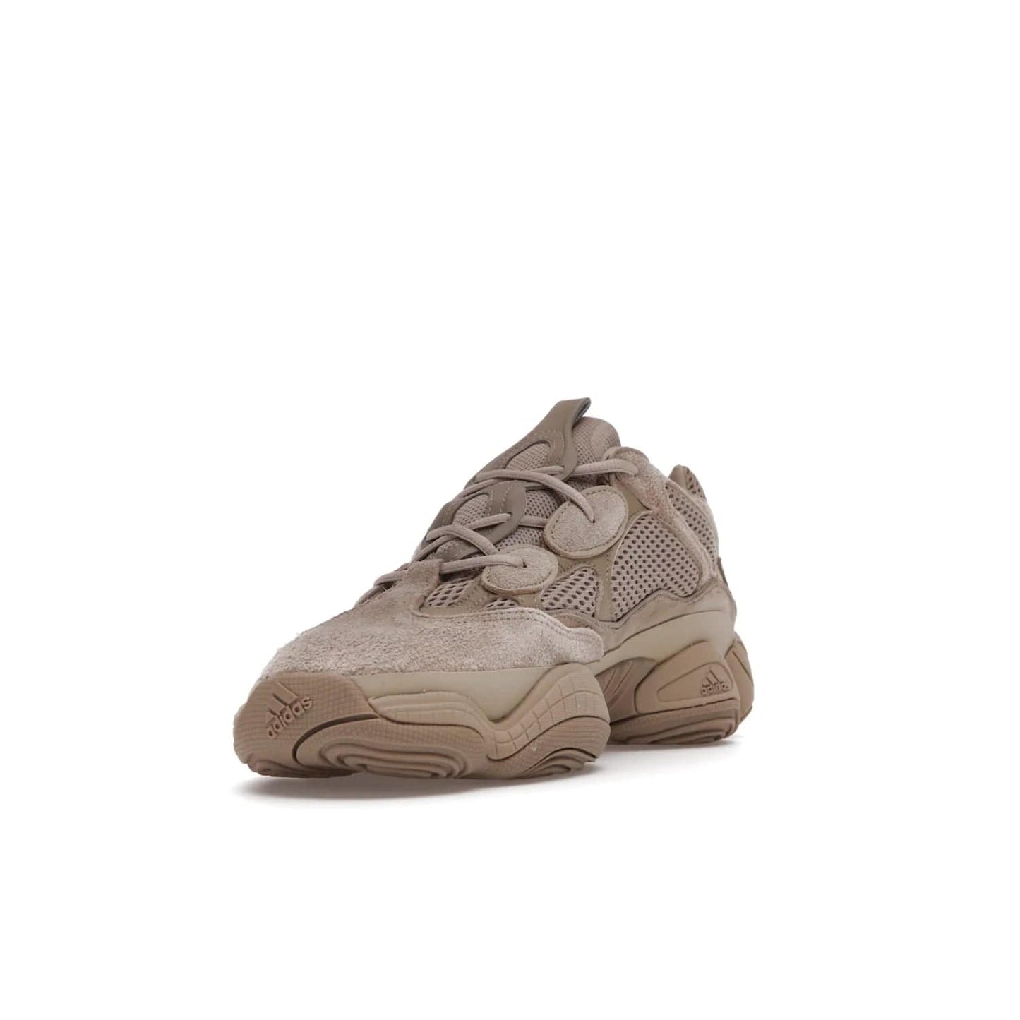 adidas Yeezy 500 Taupe Light - Image 13 - Only at www.BallersClubKickz.com - The adidas Yeezy 500 Taupe Light combines mesh, leather, and suede, with a durable adiPRENE sole for an eye-catching accessory. Reflective piping adds the perfect finishing touches to this unique silhouette. Ideal for any wardrobe, releasing in June 2021.