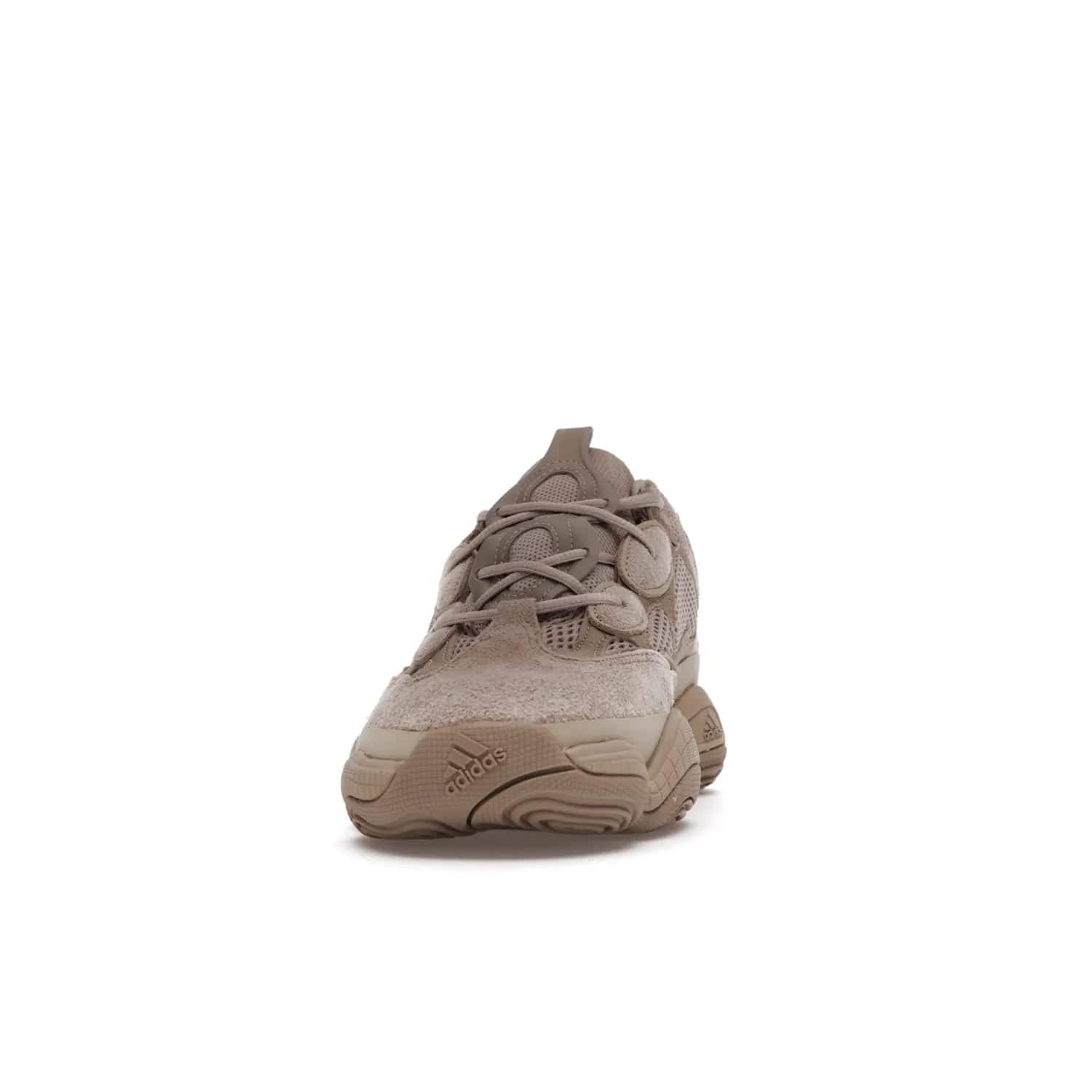 adidas Yeezy 500 Taupe Light - Image 11 - Only at www.BallersClubKickz.com - The adidas Yeezy 500 Taupe Light combines mesh, leather, and suede, with a durable adiPRENE sole for an eye-catching accessory. Reflective piping adds the perfect finishing touches to this unique silhouette. Ideal for any wardrobe, releasing in June 2021.