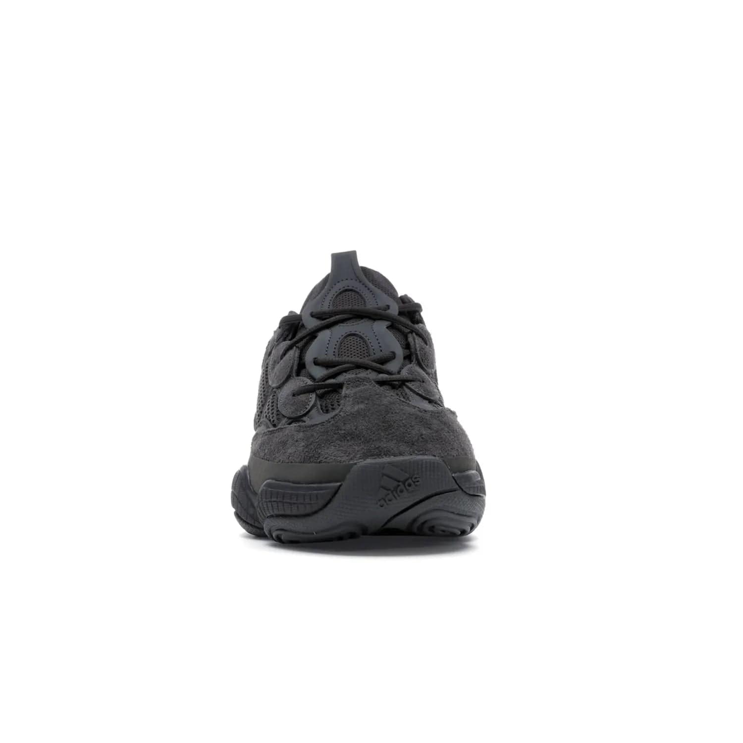 adidas Yeezy 500 Utility Black - Image 10 - Only at www.BallersClubKickz.com - Iconic adidas Yeezy 500 Utility Black in All-Black colorway. Durable black mesh and suede upper with adiPRENE® sole delivers comfort and support. Be unstoppable with the Yeezy 500 Utility Black. Released July 2018.