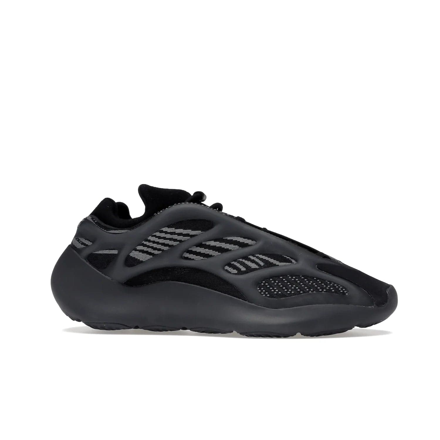 adidas Yeezy 700 V3 Dark Glow - Image 2 - Only at www.BallersClubKickz.com - The adidas Yeezy 700 V3 Dark Glow is a glowing dark sneaker for making a statement. Primeknit upper, TPU cage, and EVA foam soles provide comfort. Released in August 2021 - the perfect addition to any wardrobe.